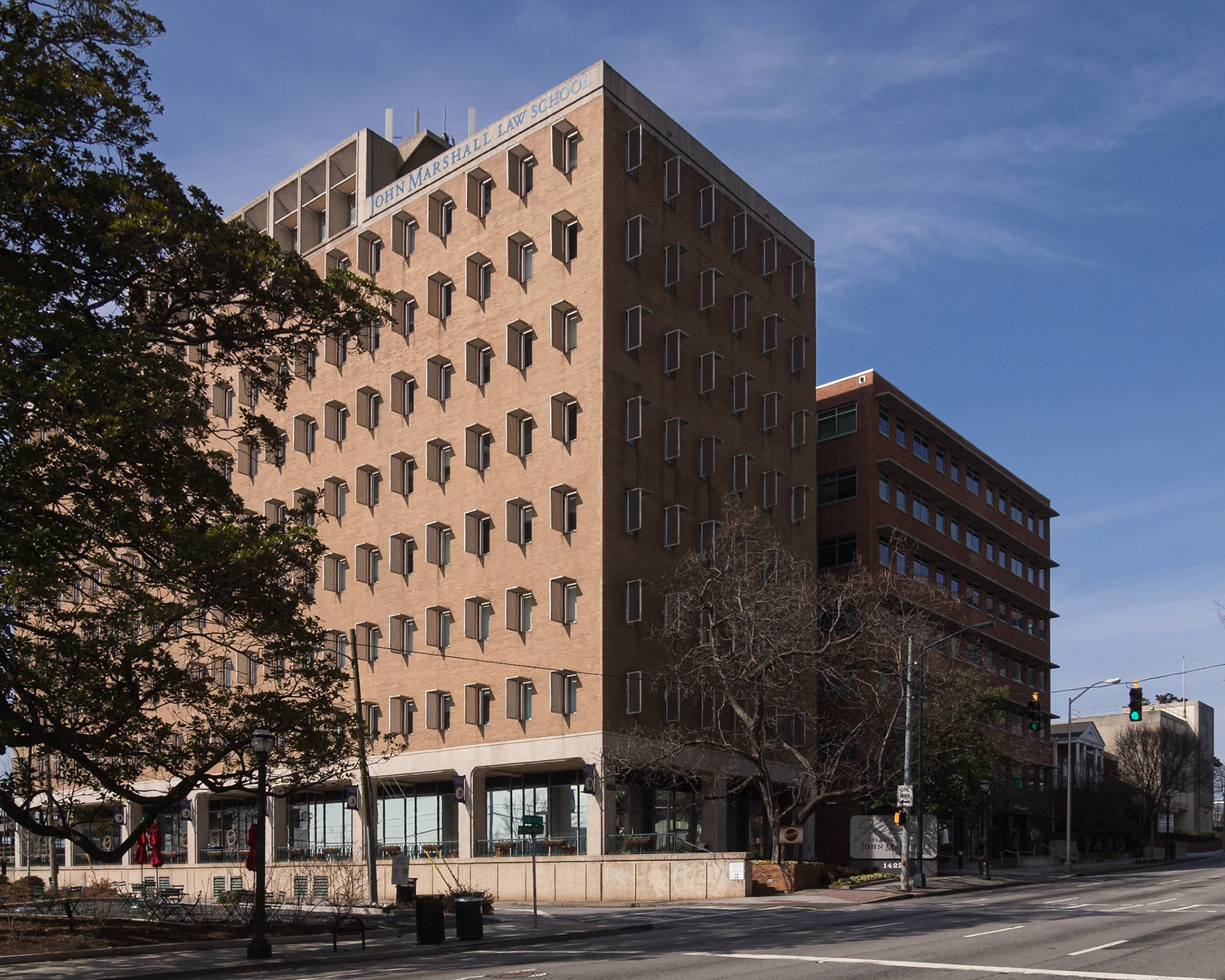 ohn Marshall Law School at 1422 West Peachtree Street in Midtown Atlanta.