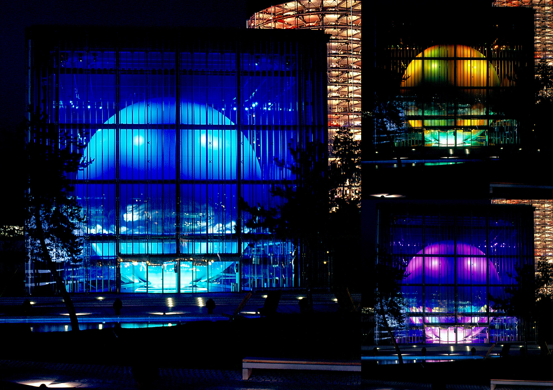 Choreographed lighting on the sphere