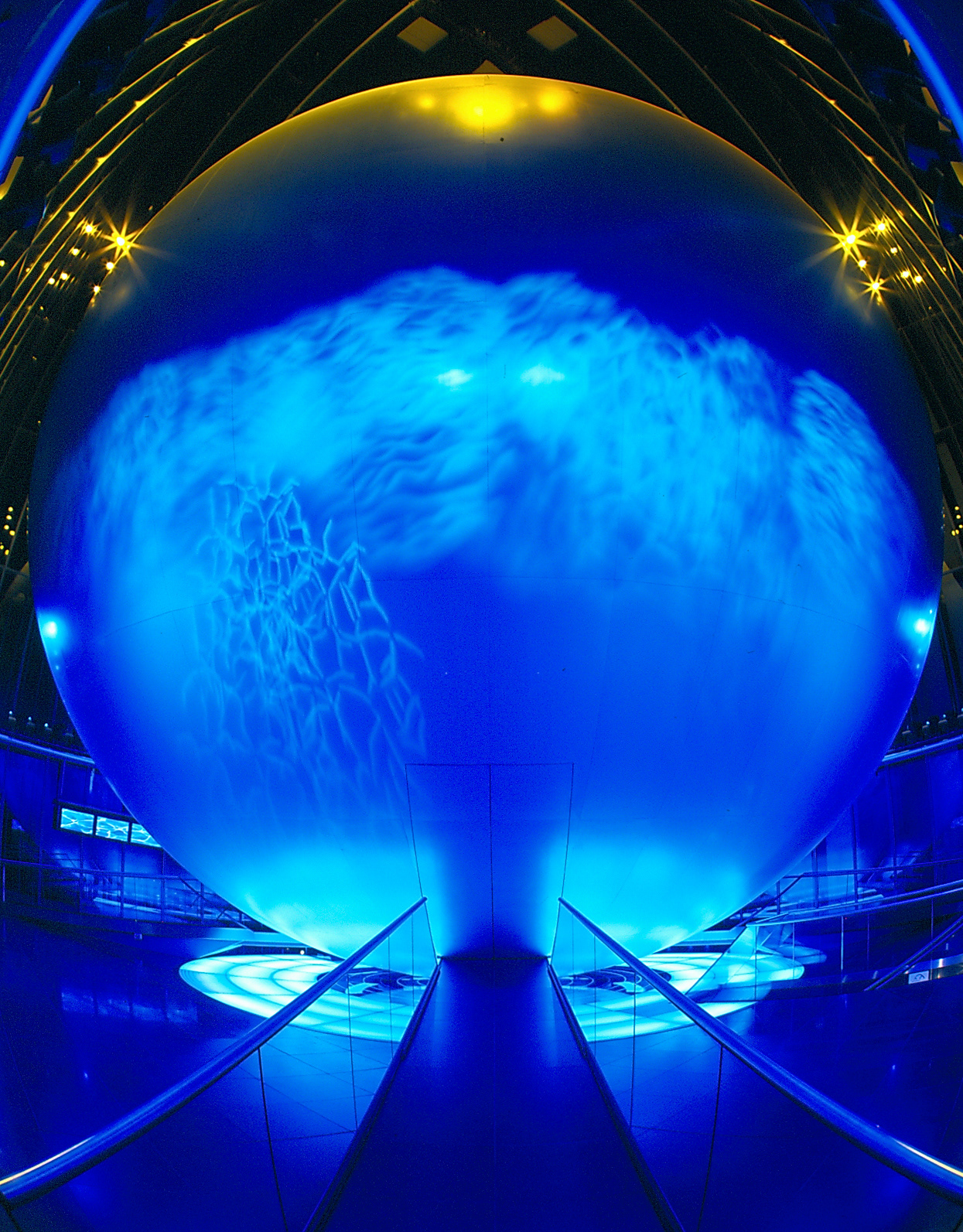 Entrance to the internal theatre show