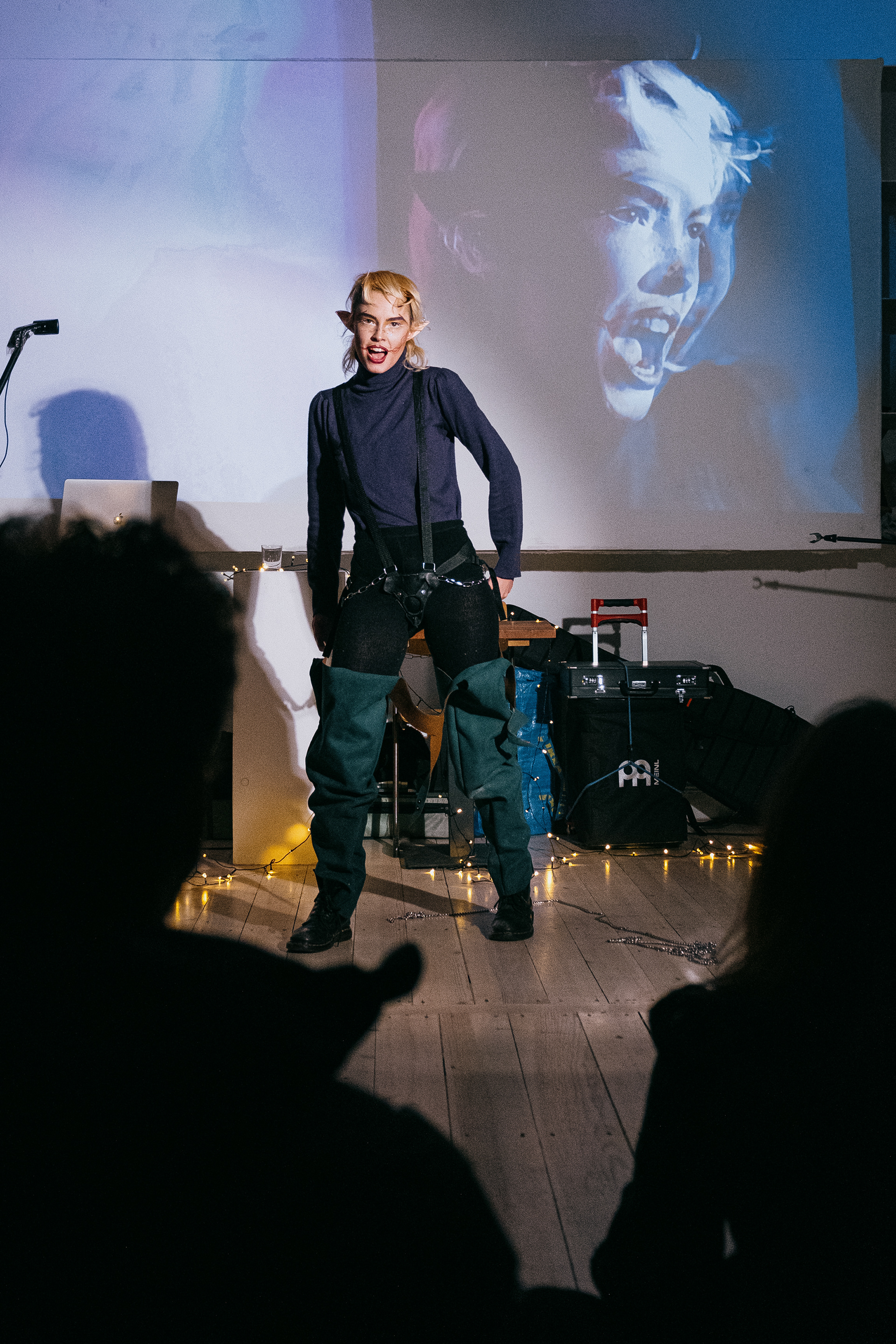 Event "Tip of the Iceberg". Lilith the Quing, queer performance