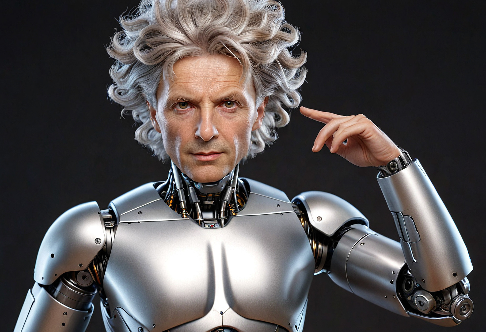 A na závěr jedno poselství od Robo-Einsteina: Nenechme se těmi technologiemi zblbnout a zachovejme si zdravý rozum! 🙂