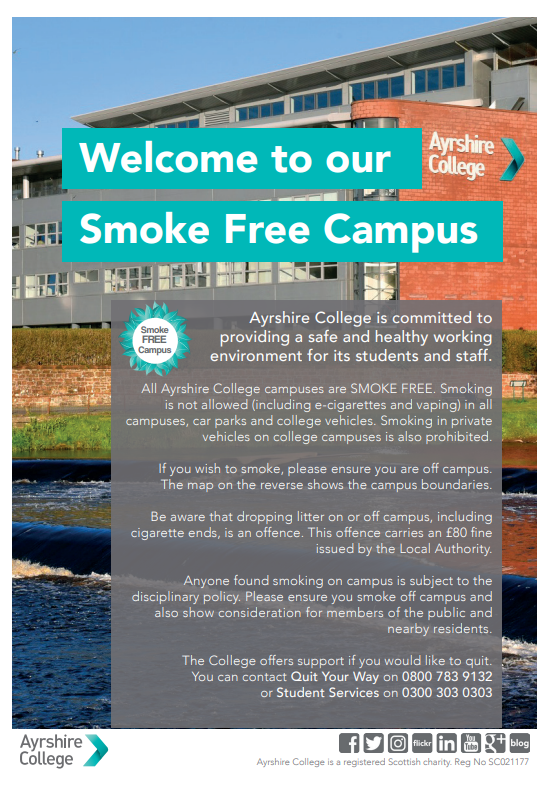 Smoke Free Welcome with New Logo