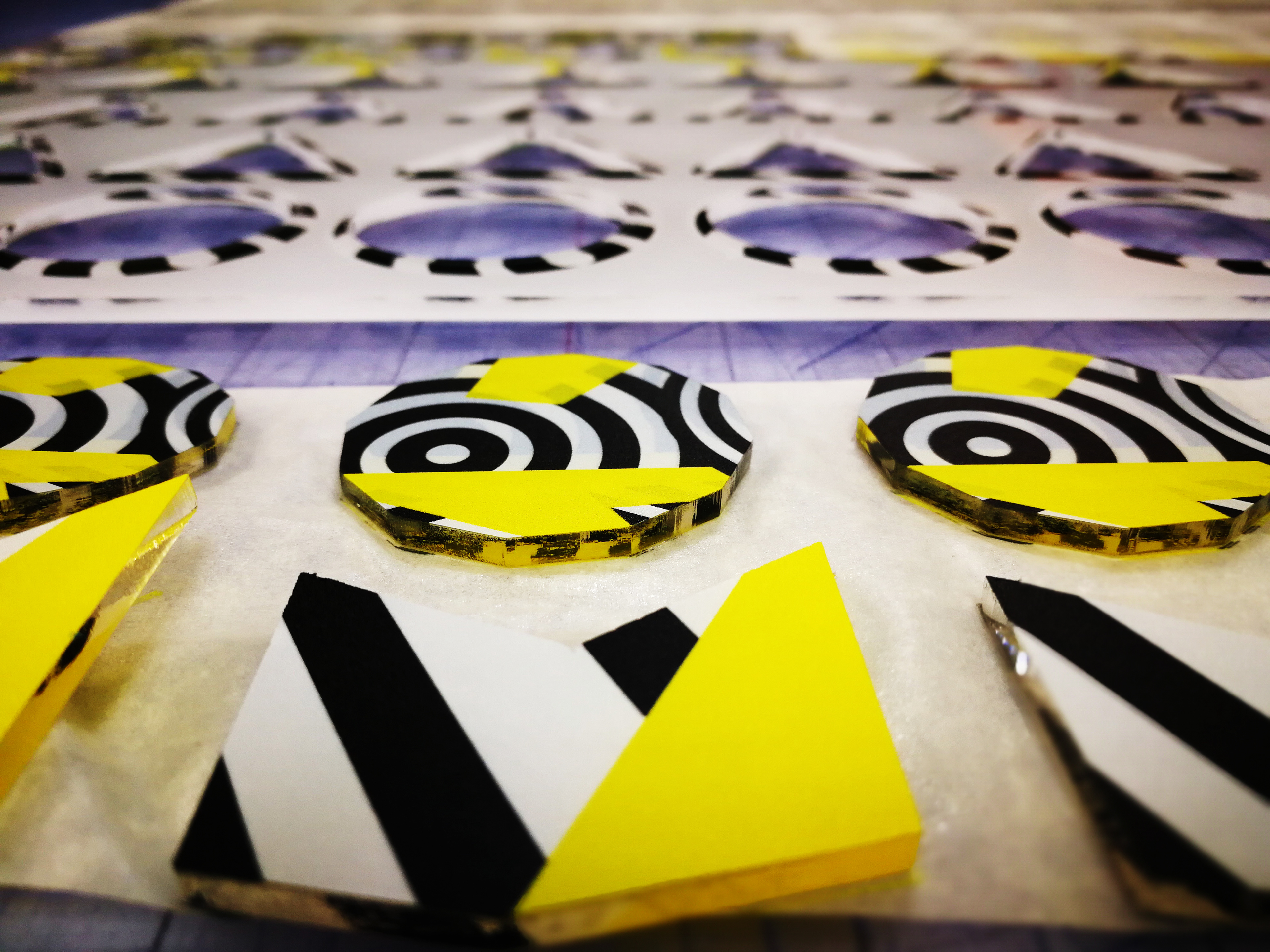 Badges produced via Jetrix Printer