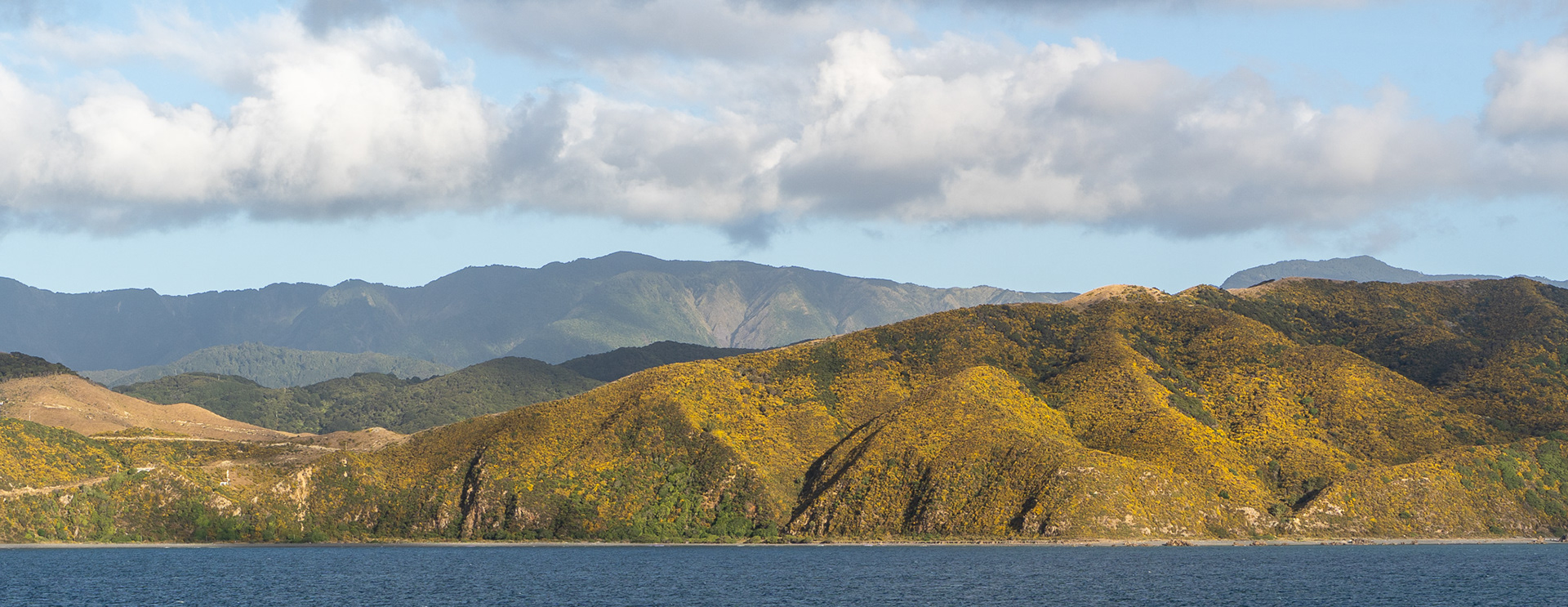 View sailing out to sea