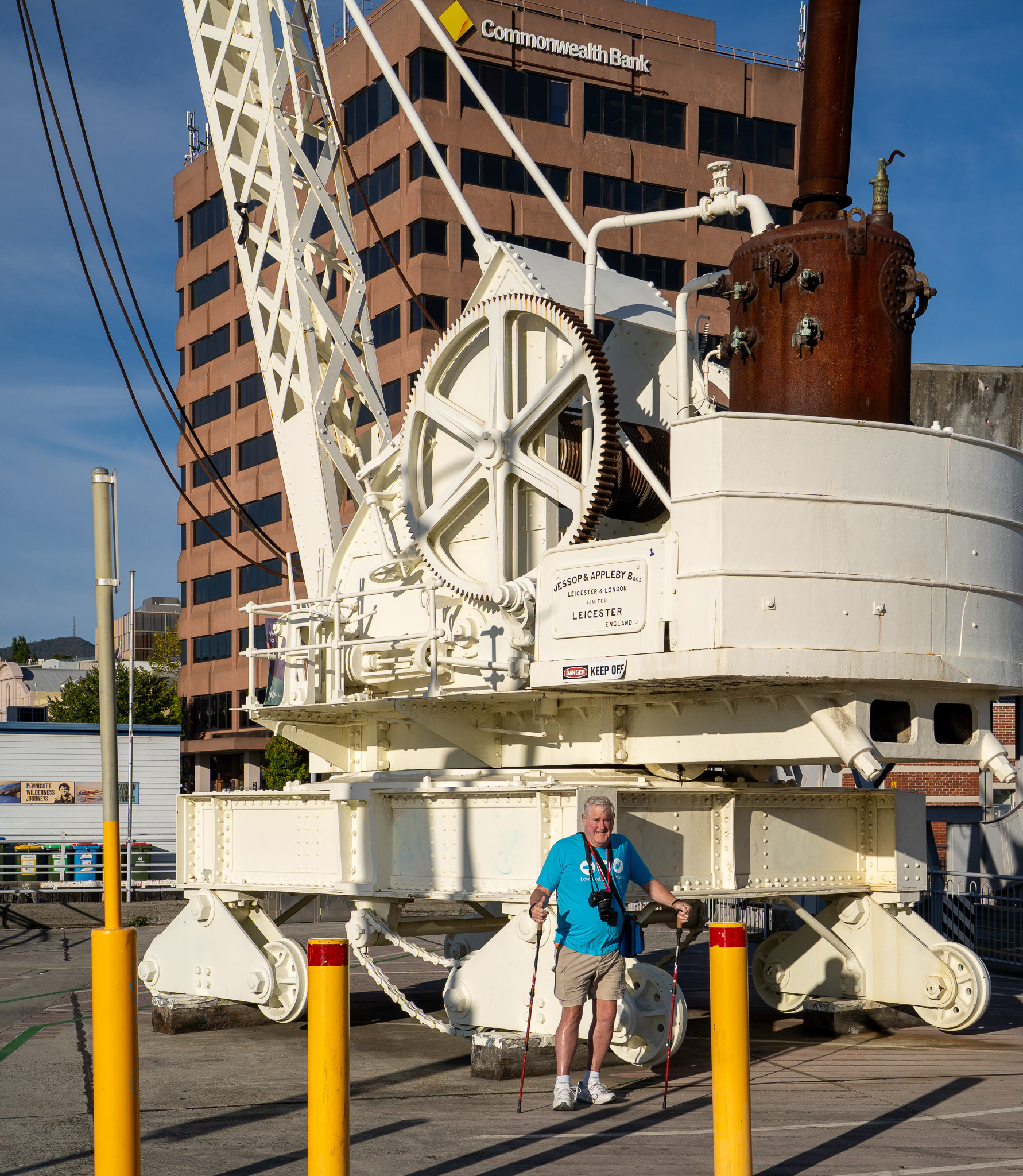 On the Hobart harbor