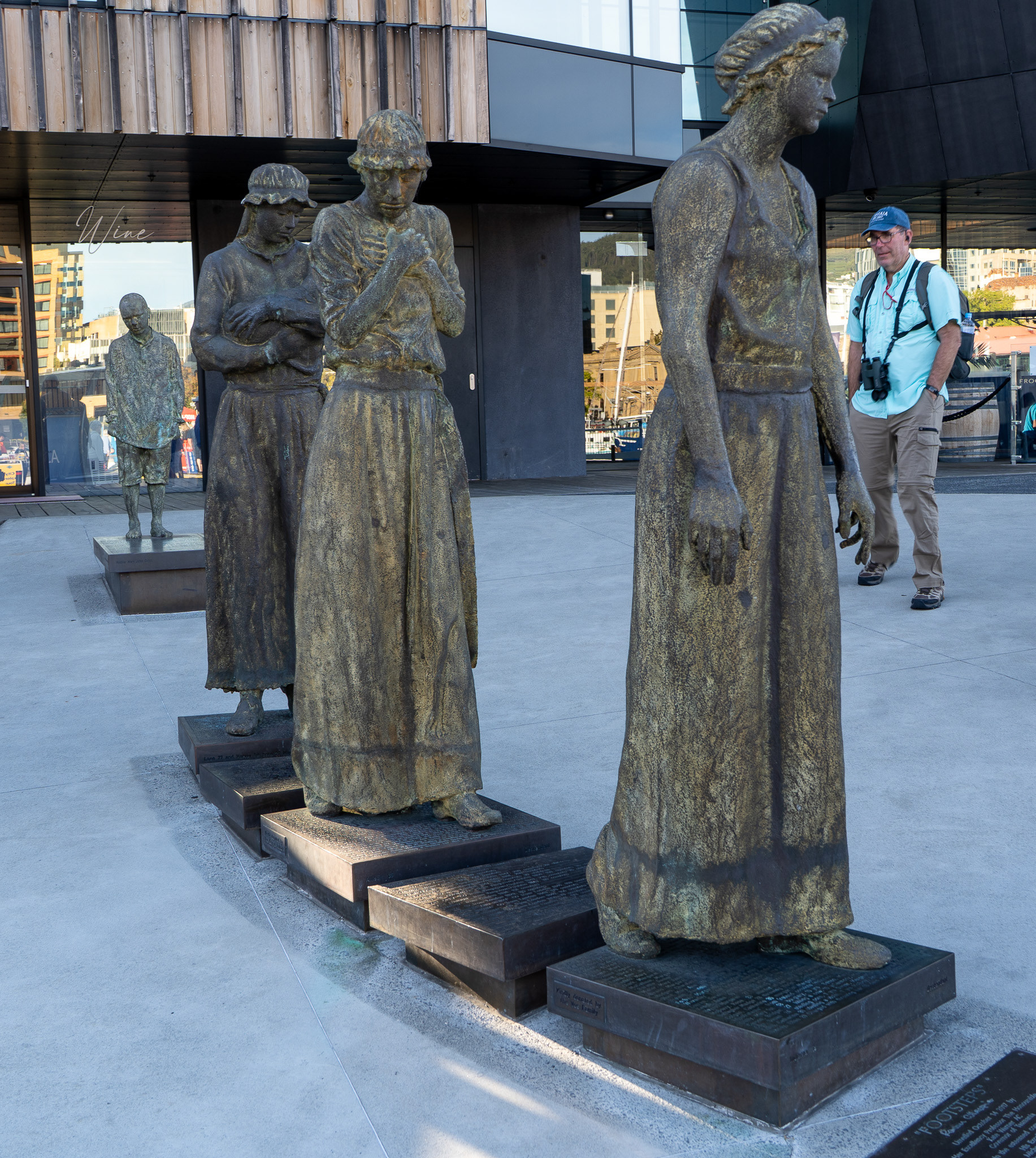 Footsteps sculptures