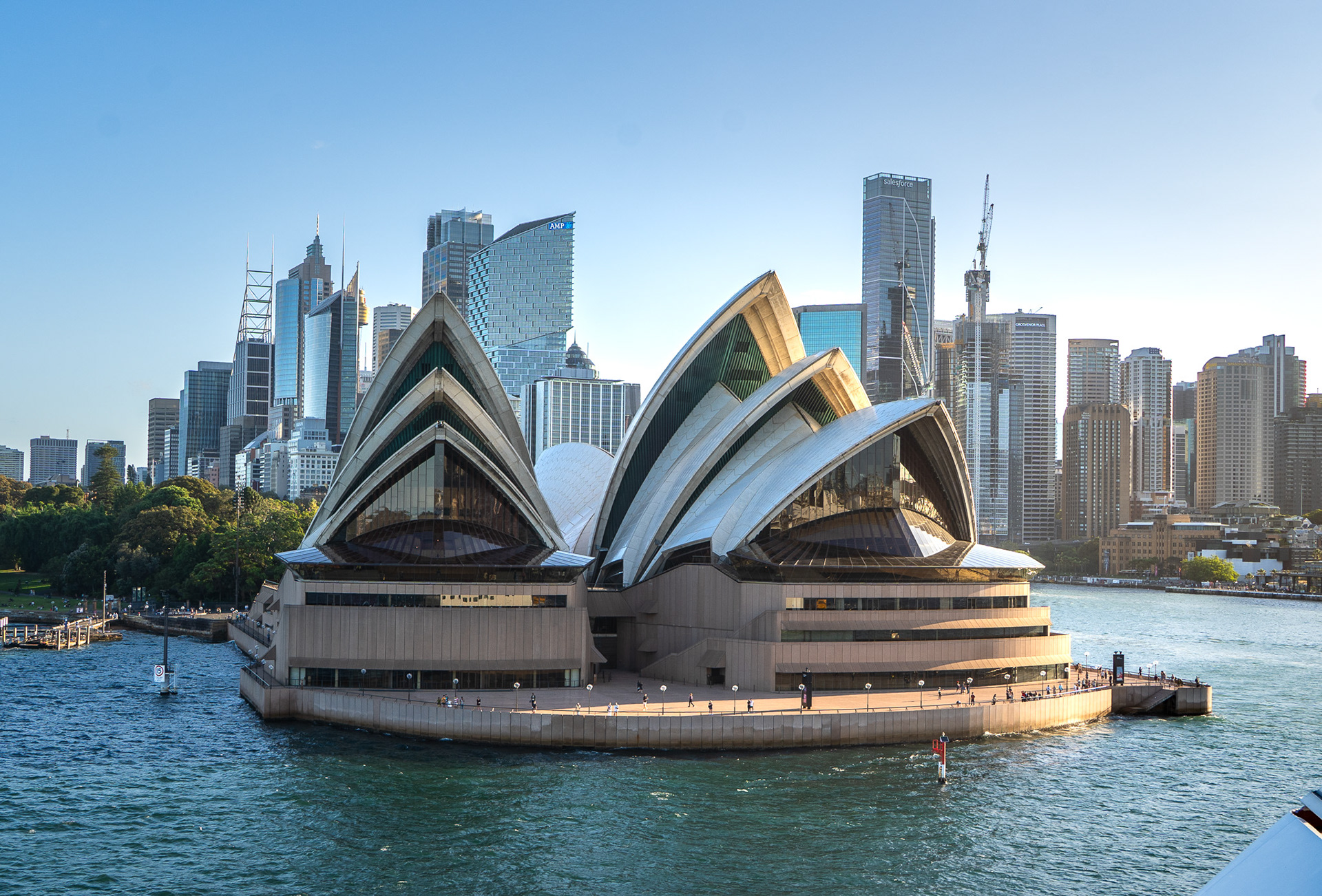 Cruising past the Sydney Opera House