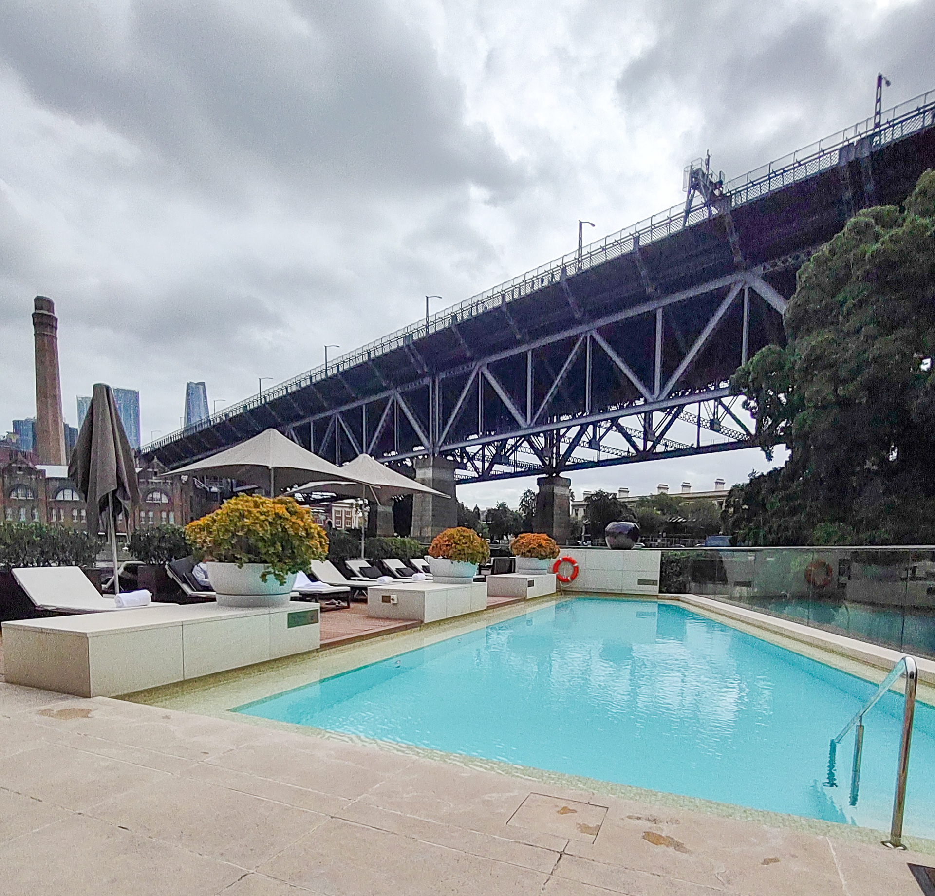 Rooftop pool at Park Hyatt Sydney