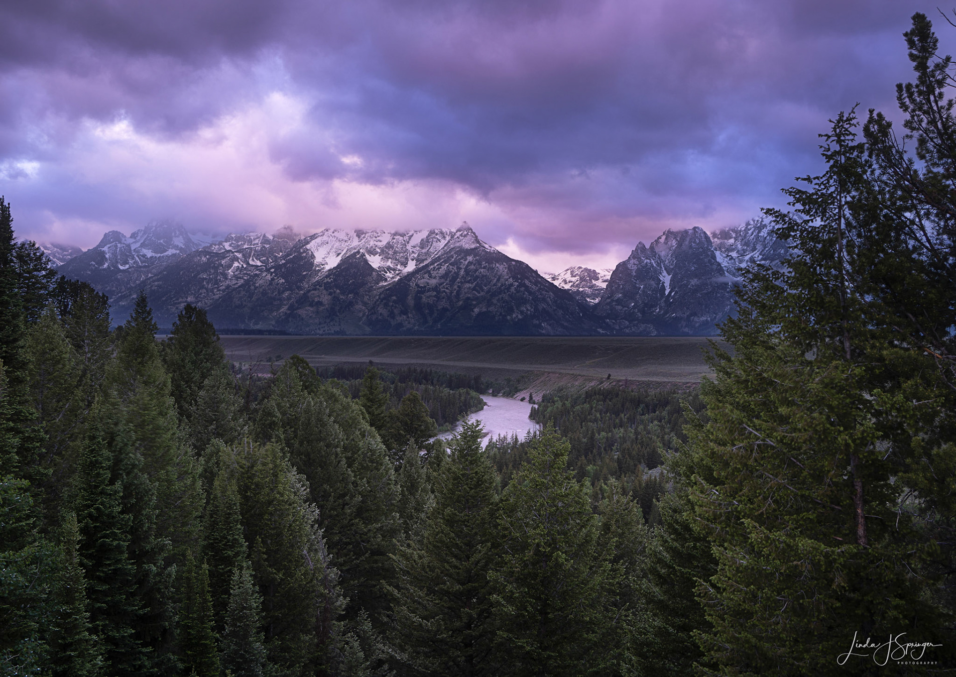 Sunrise at Snake River Overlook