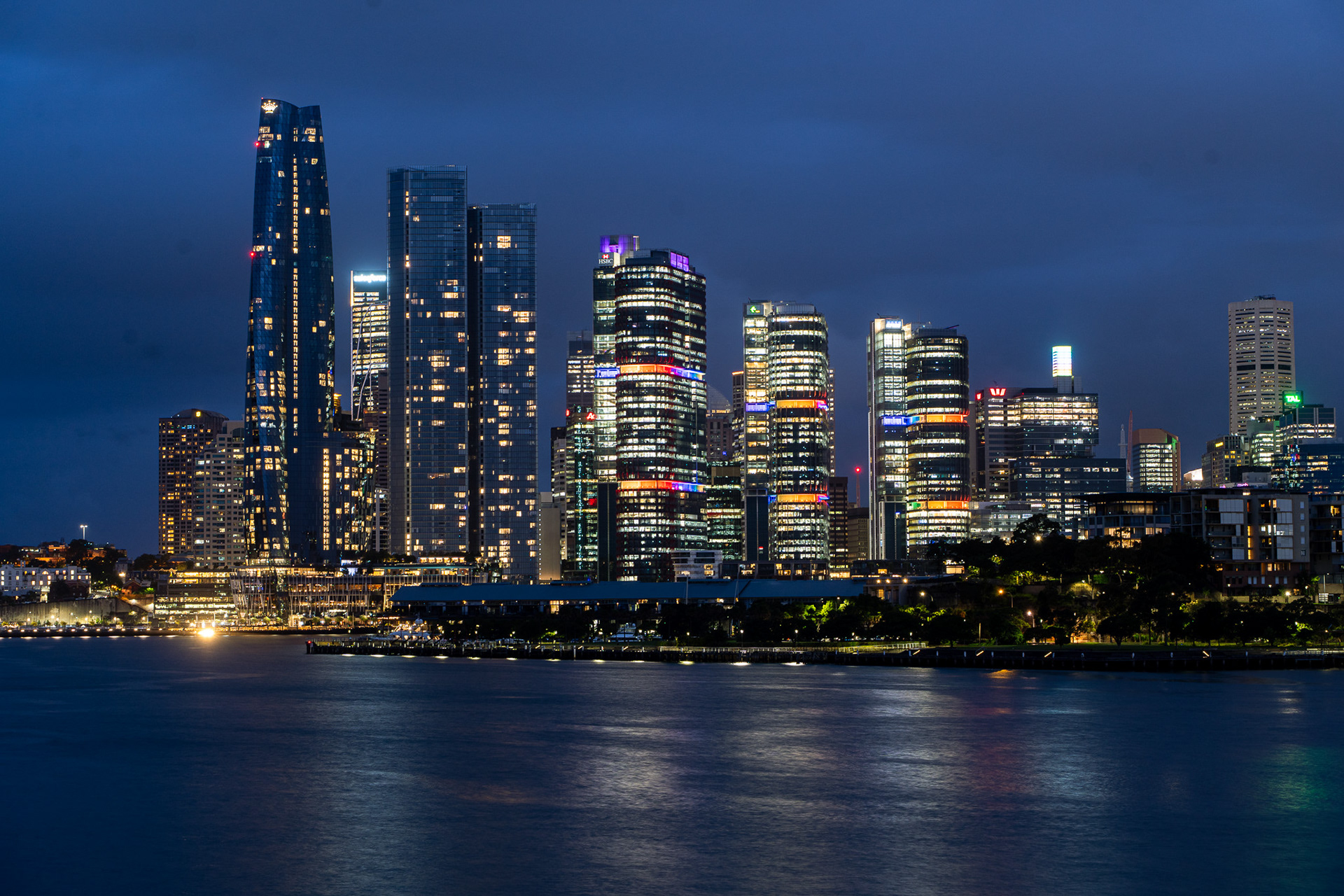 View of Sydney from our cruise ship