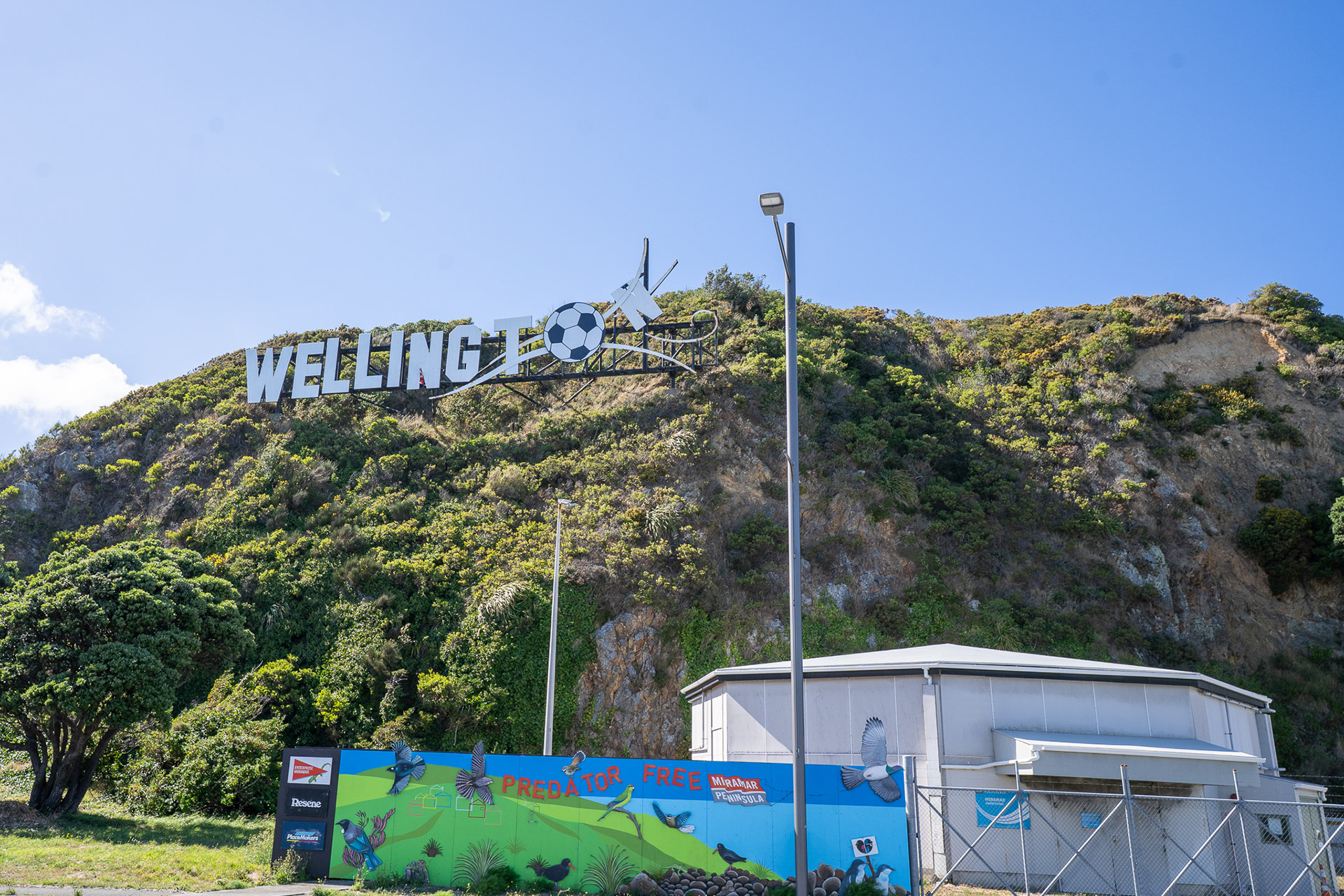 Wellington Blown Away sign