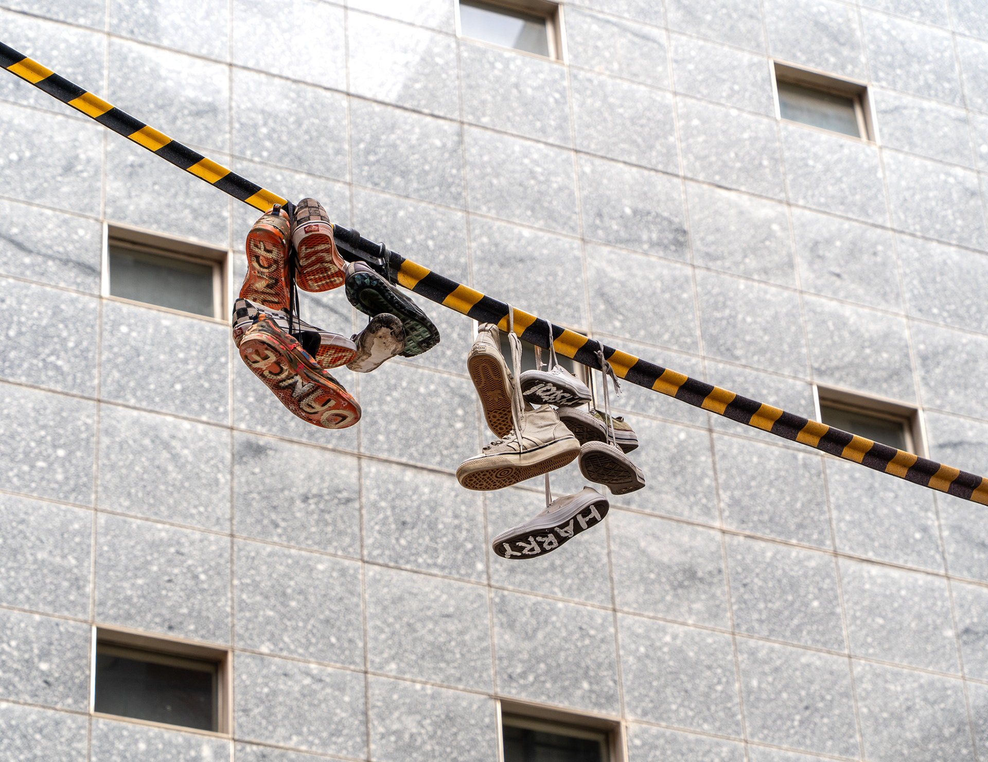 Strung over Hosier Lane