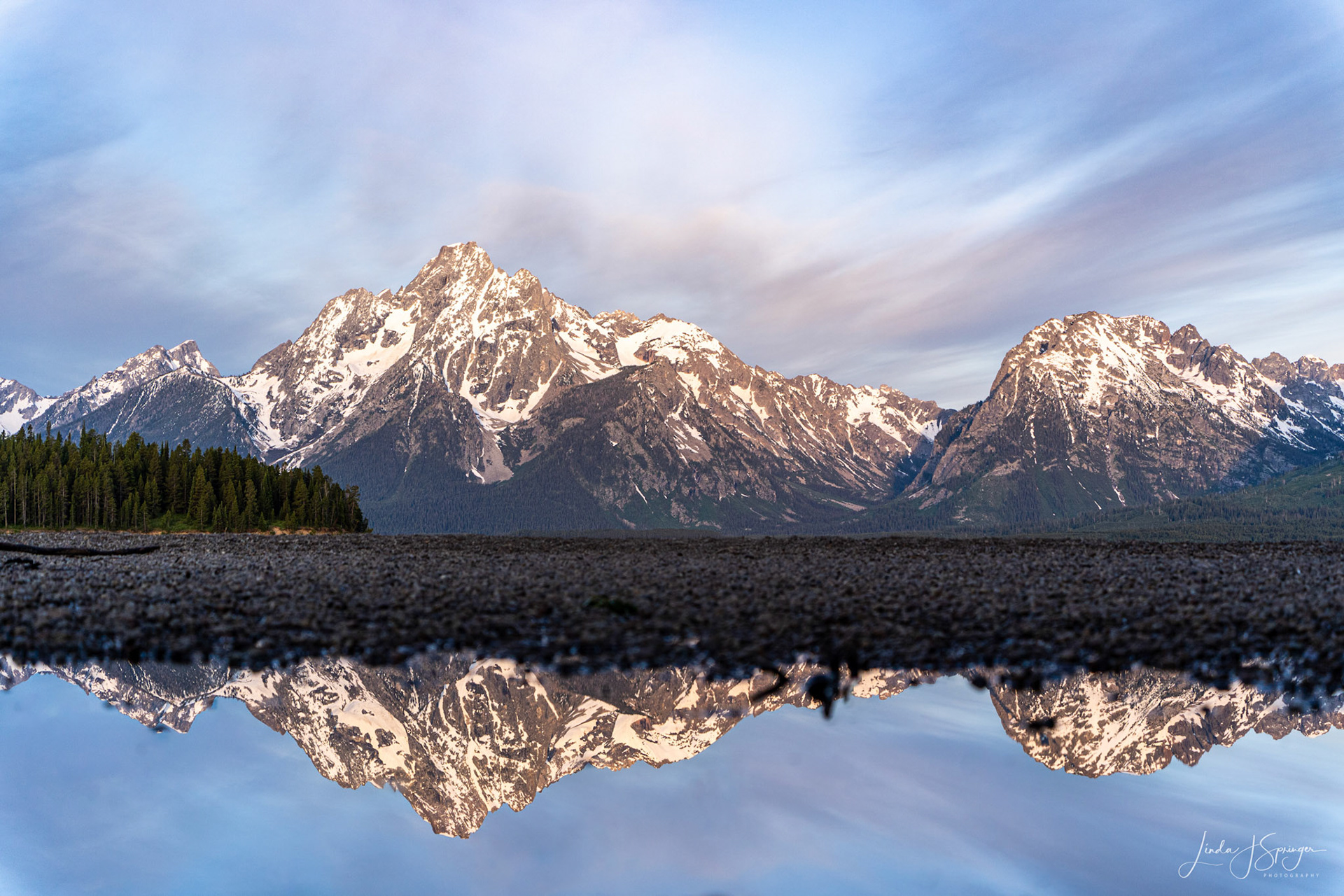 Sunrise over Colter Bay