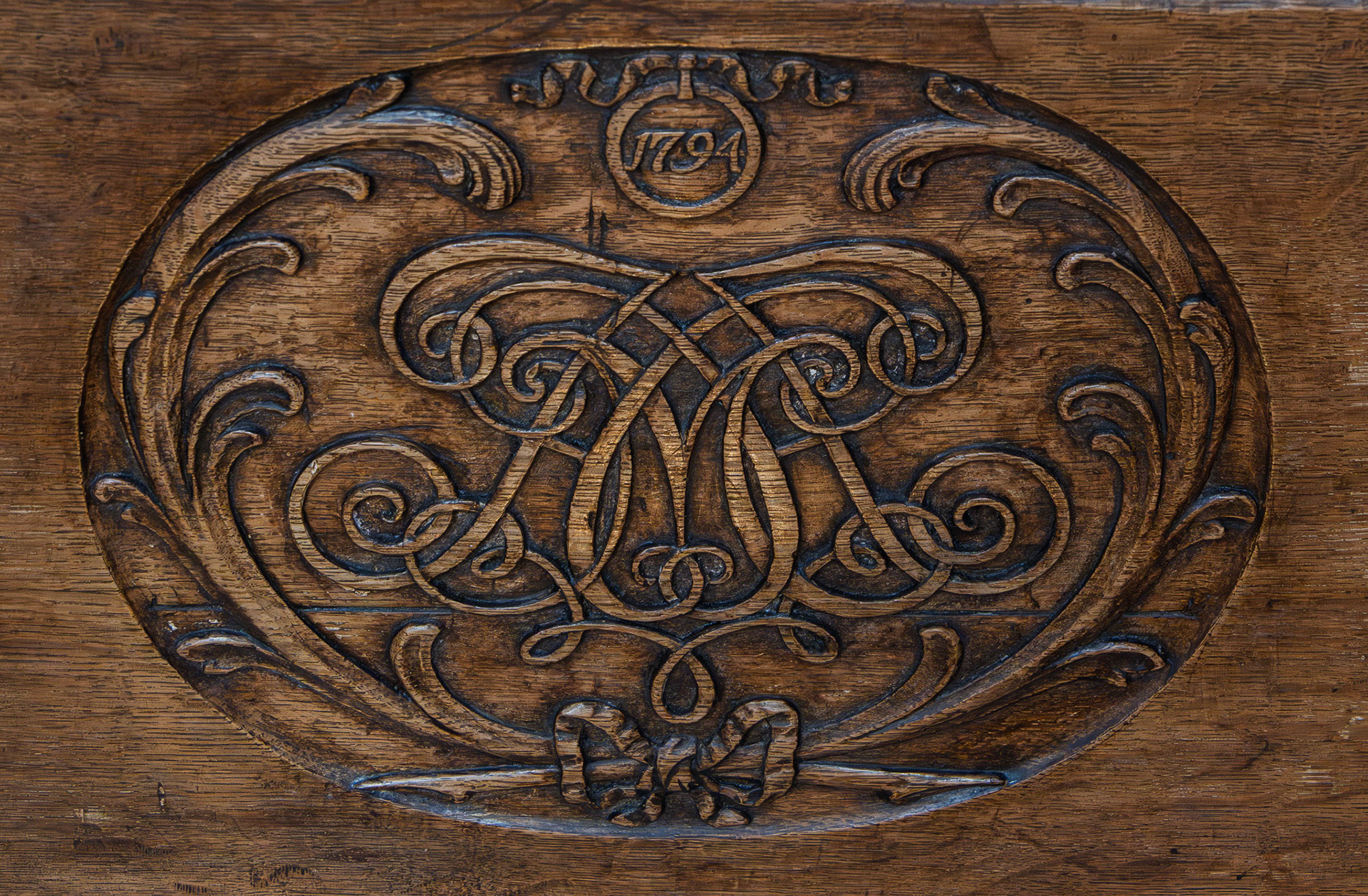 Detail on Pipe Organ in Our Lord in the Attic Church