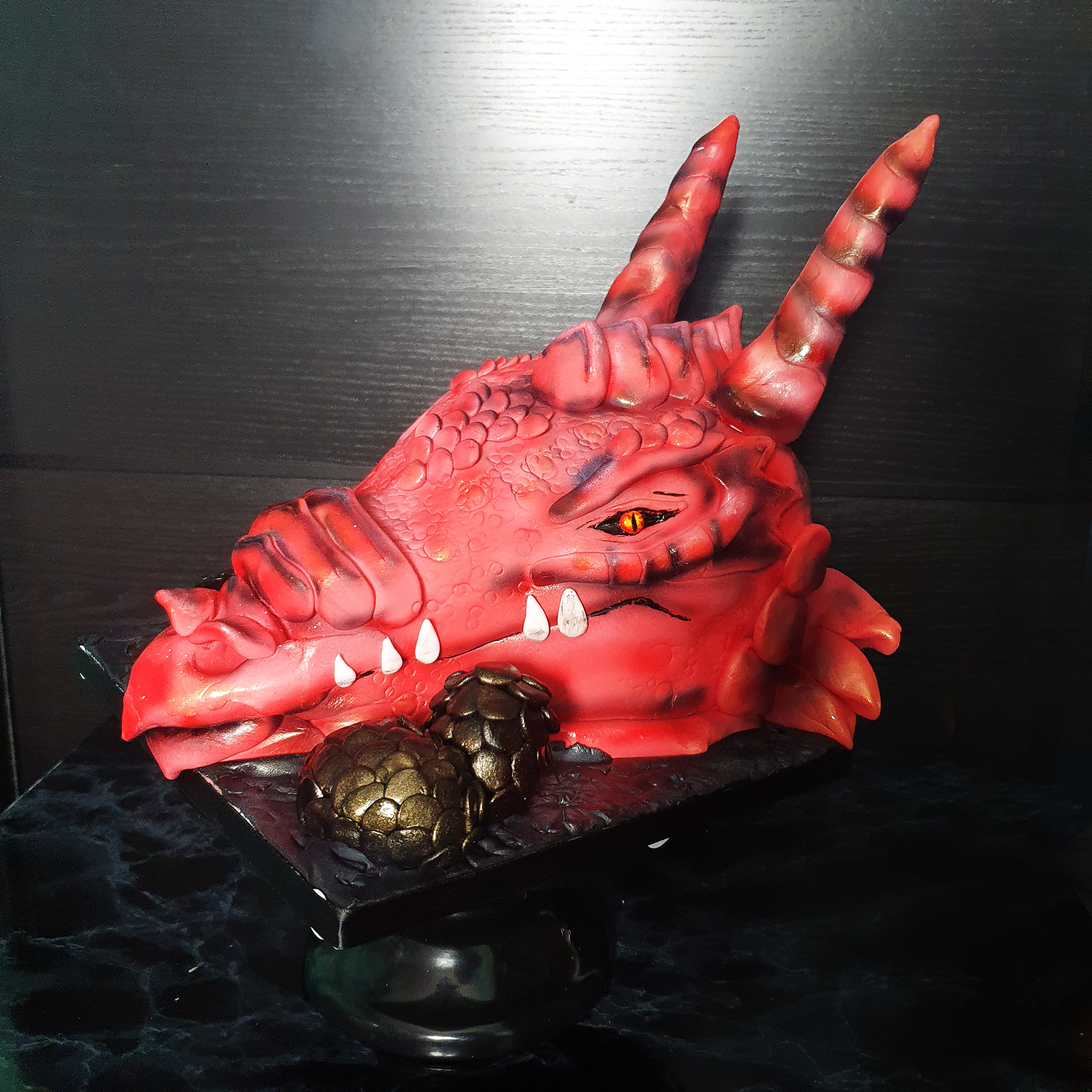Red Dragon Anne Stokes Birthday Cake