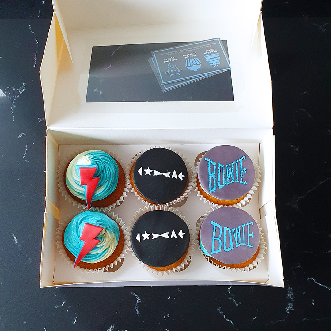 David Bowie Album Vanilla Cupcakes