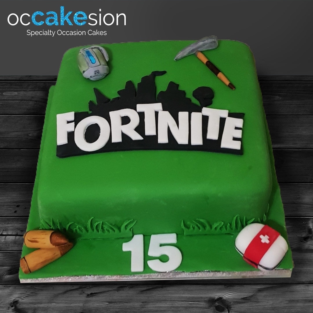 Fortnite Square Vanilla Cake