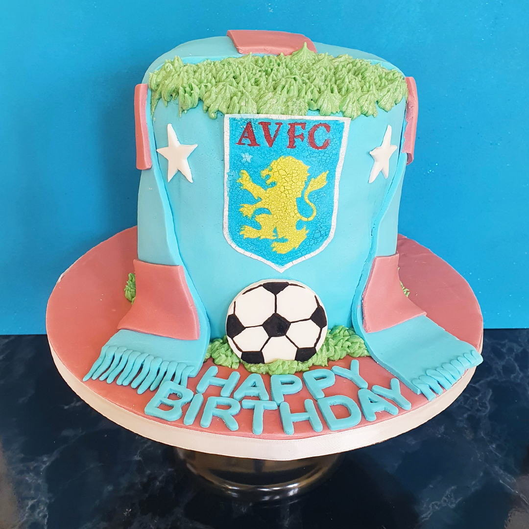 AVFC Aston Villa Football Birthday Cake
