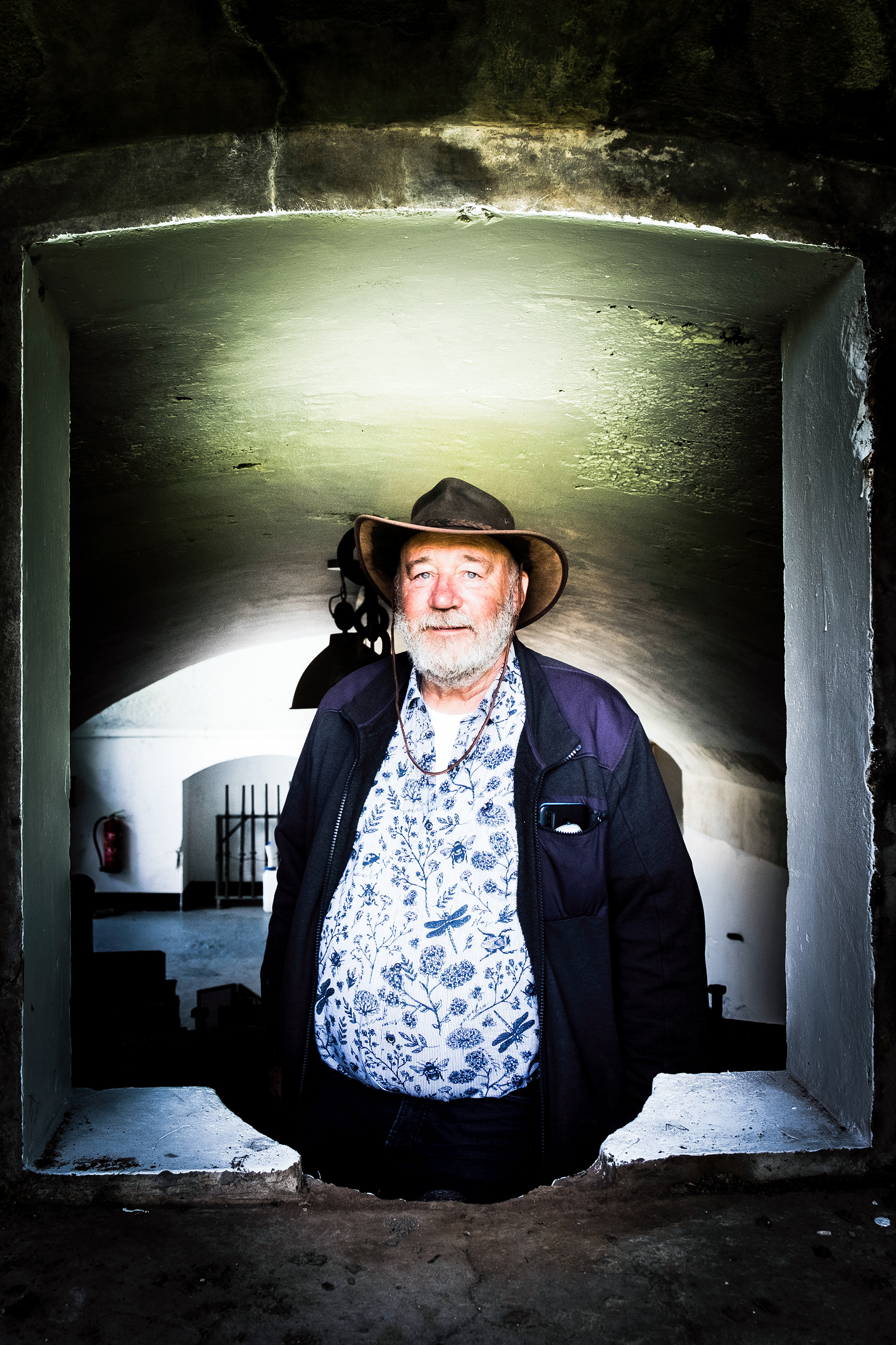 Vrijwilligers op Fort Sabina