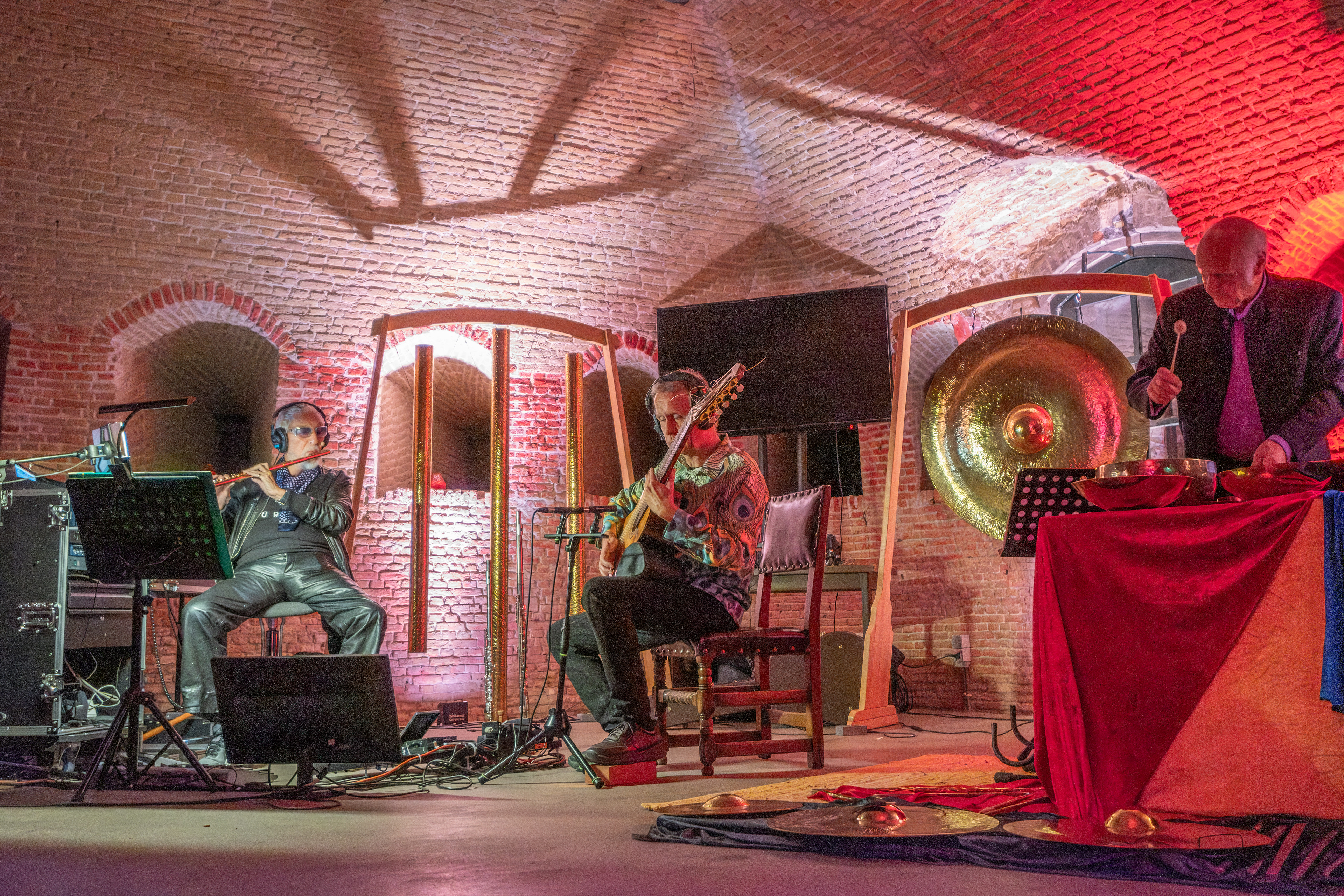 Chris Hinze trio op Fort Sabina