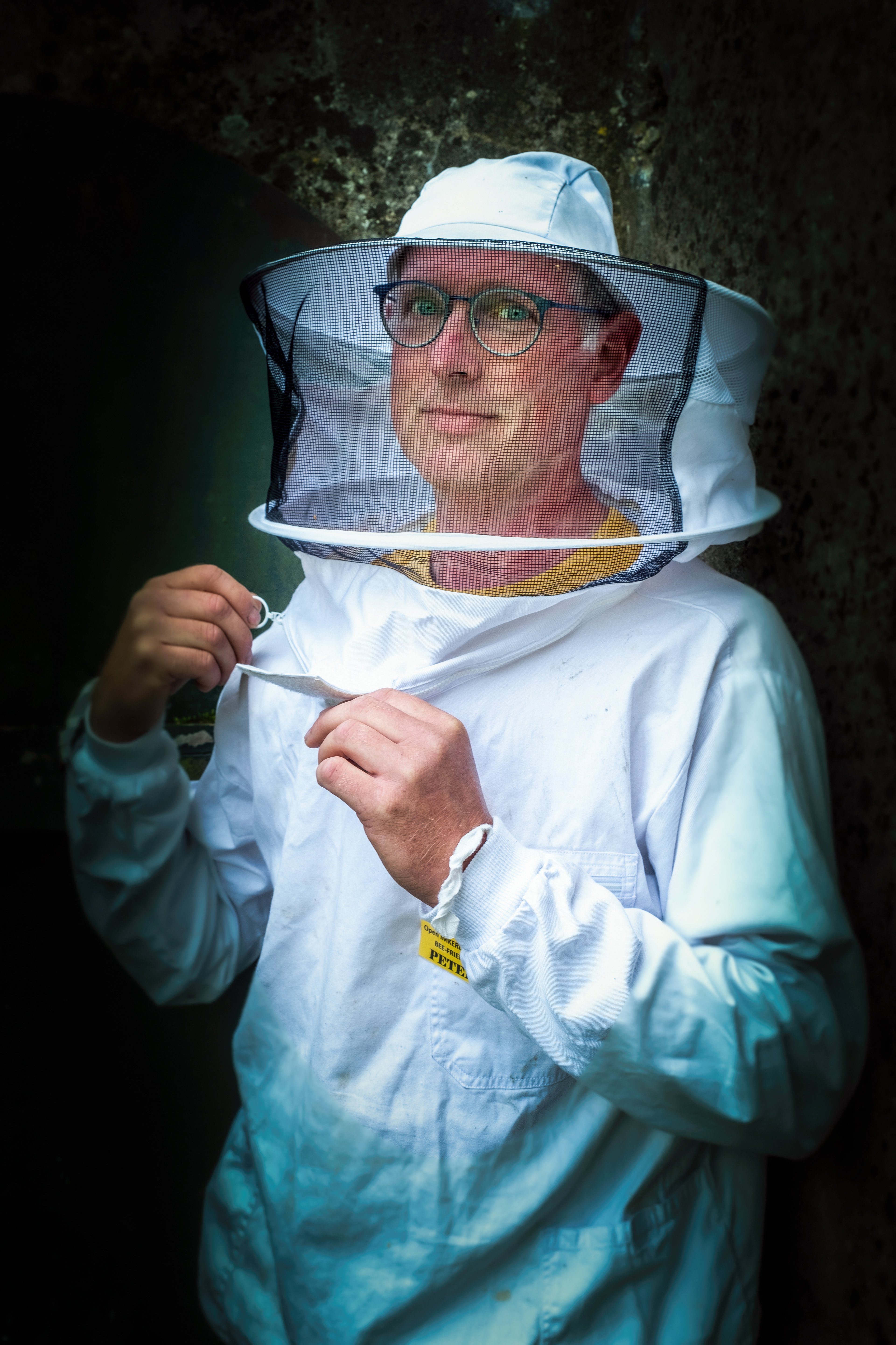 Vrijwilligers op Fort Sabina