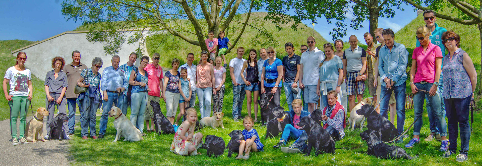 Labrador familiedag op Fort Sabina