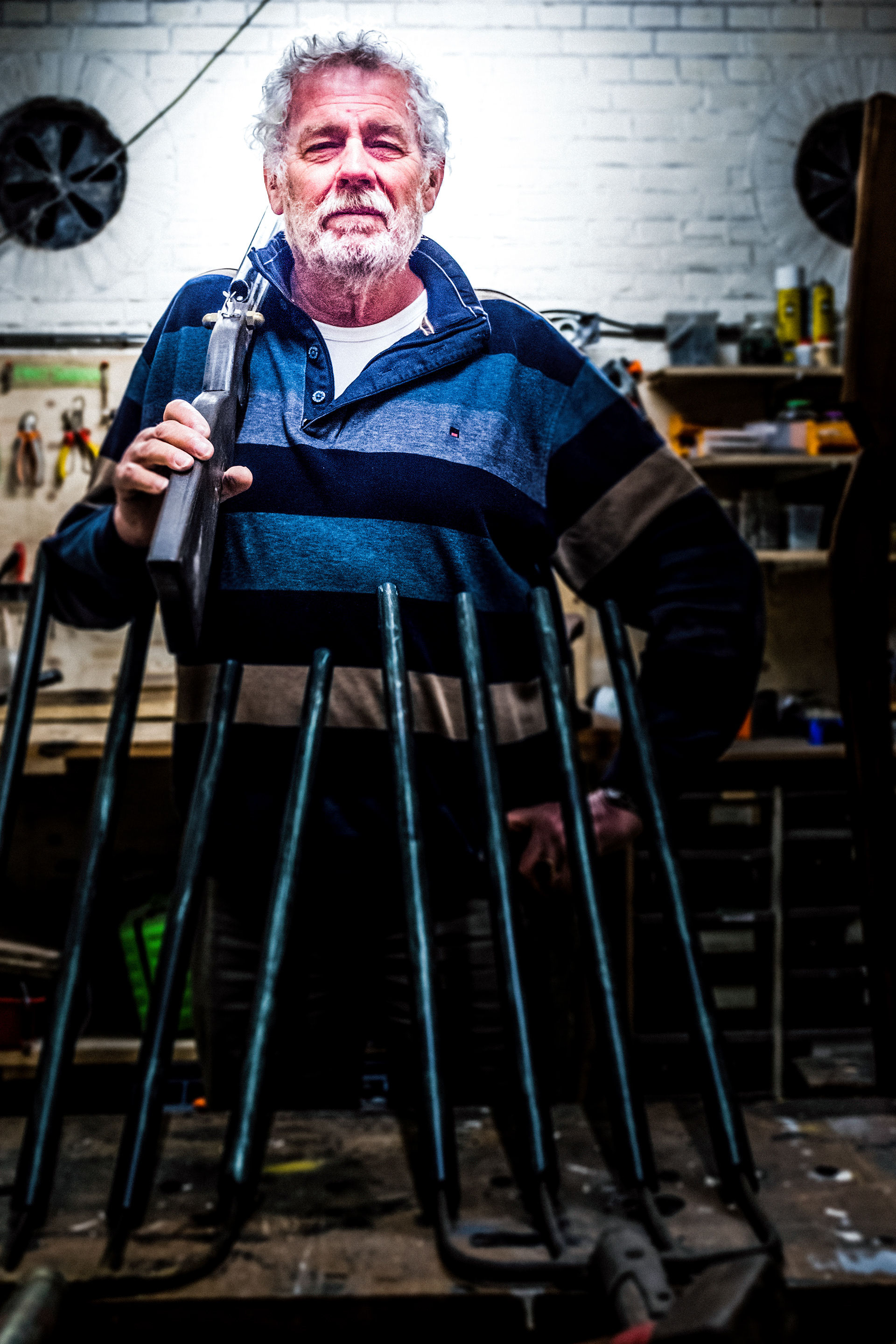 Vrijwilligers op Fort Sabina