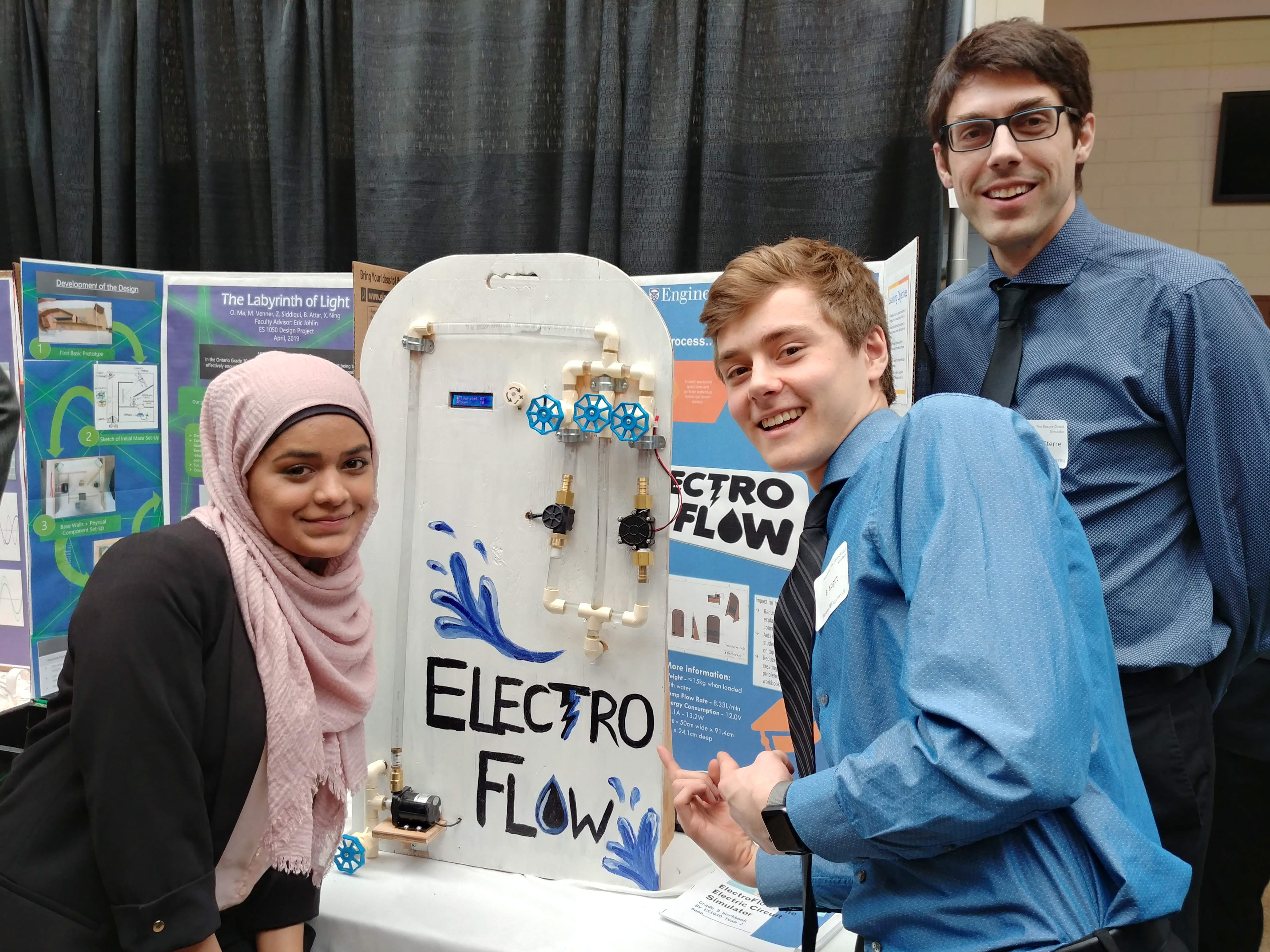 Sanah, Eric and Peter (left to right)