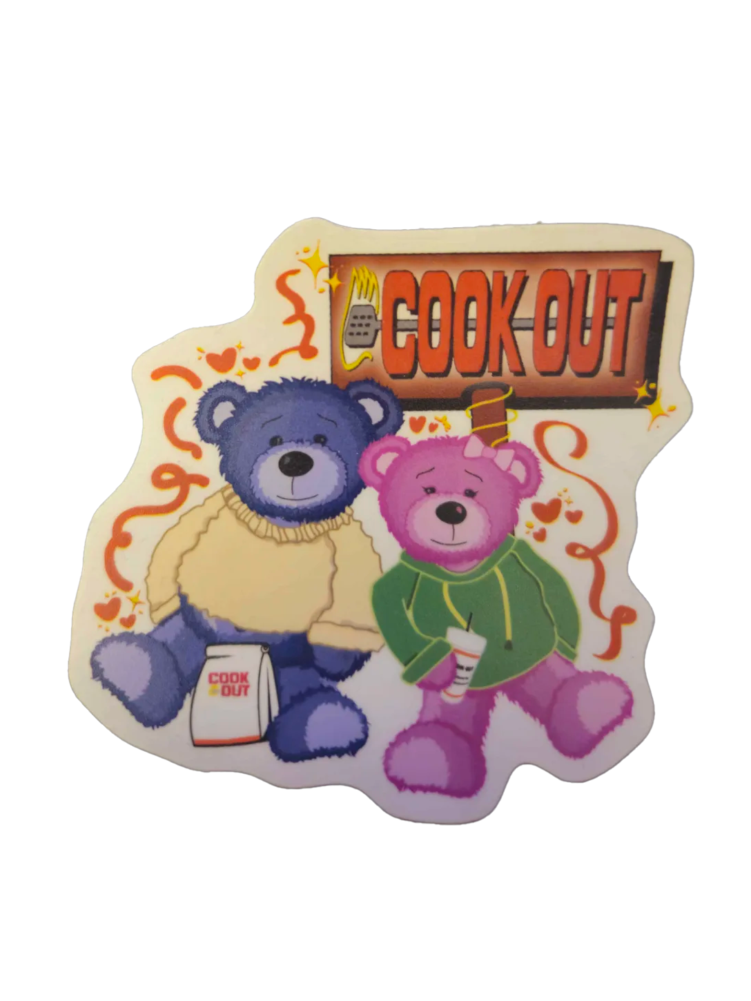 Cook Out Cutie Bear Stickers