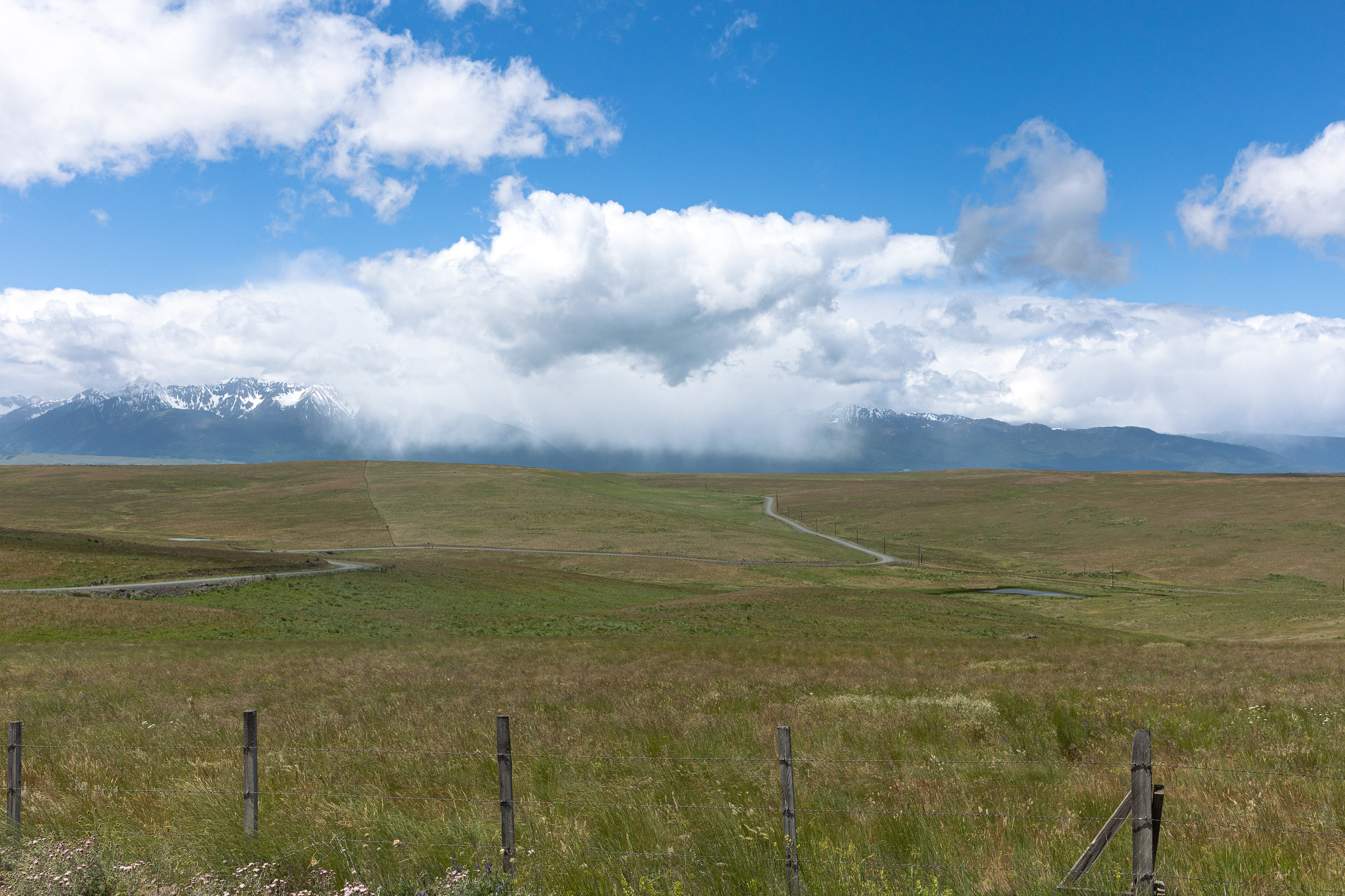 Storm on the Wallowas, Zumwalt Prairie