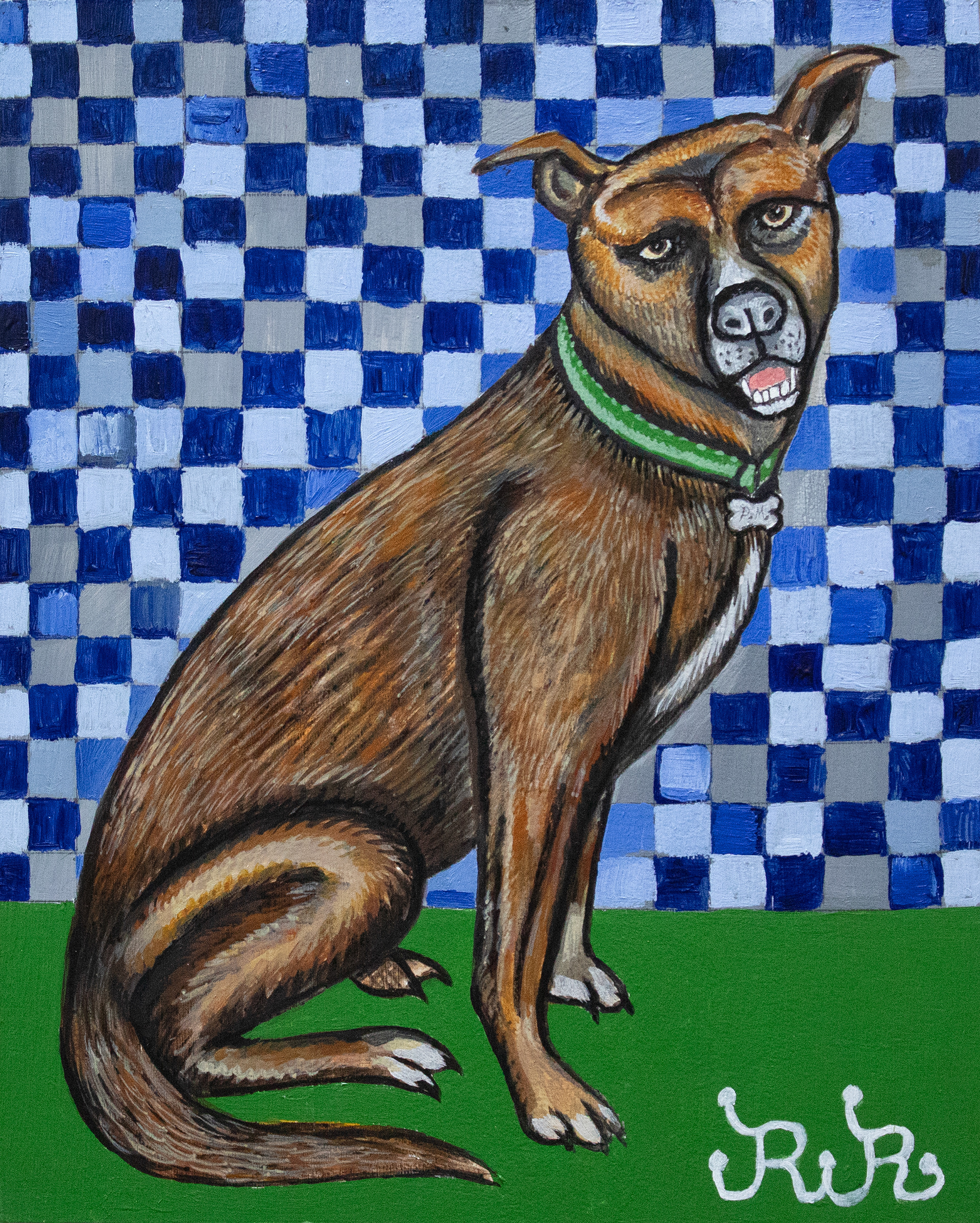 Poppy Marie, 8 x 10", acrylic on panel, 2026
