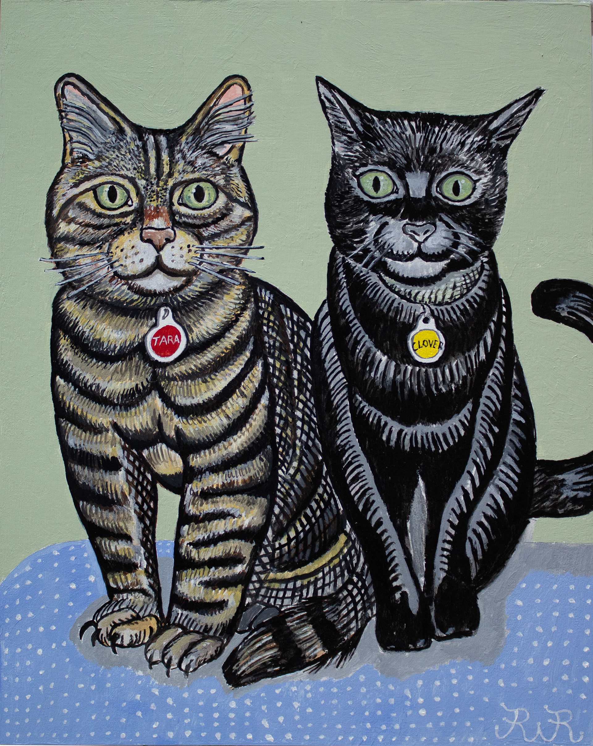 Tara and Clover, 10 x 8", 2026