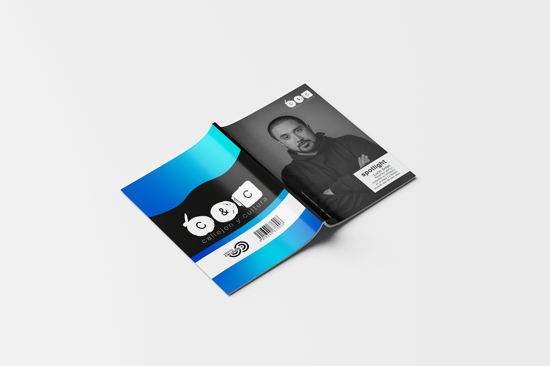 Concept magazine designed for Espacio Callejon