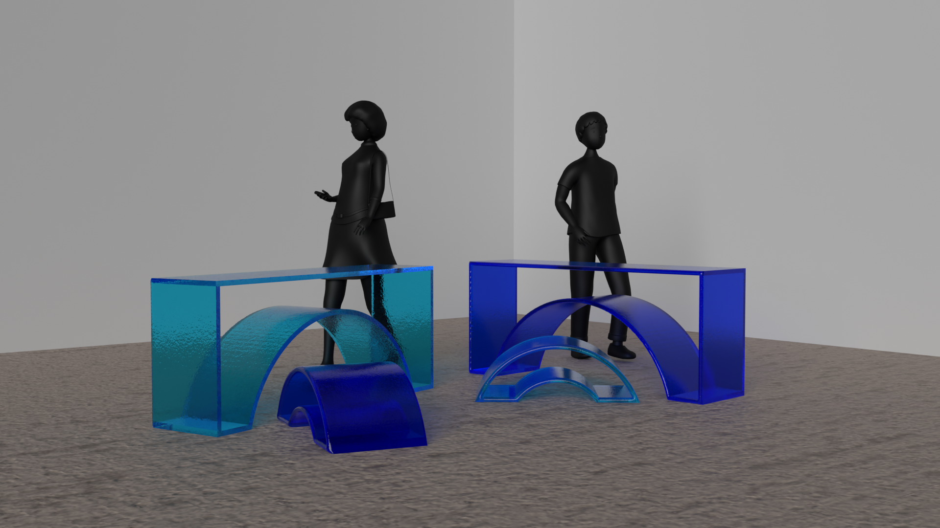 Full-scale render of interior decorations for the theater