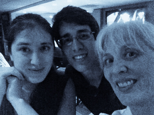  Nicole and Patricia at Andrew's graduation, 2015