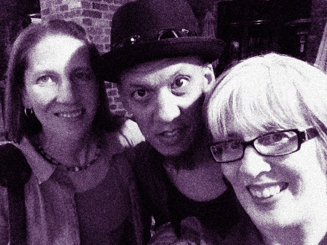  Katherine and Patricia with Gregory out and about, 2012