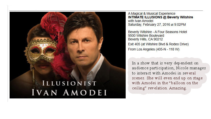 Amazing show, Patricia and Nicole attend