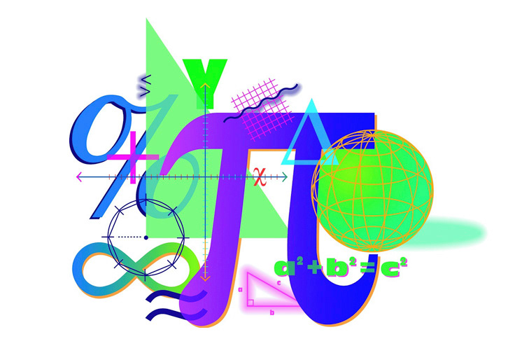 Pi an irrational number and other mathematical symbols 