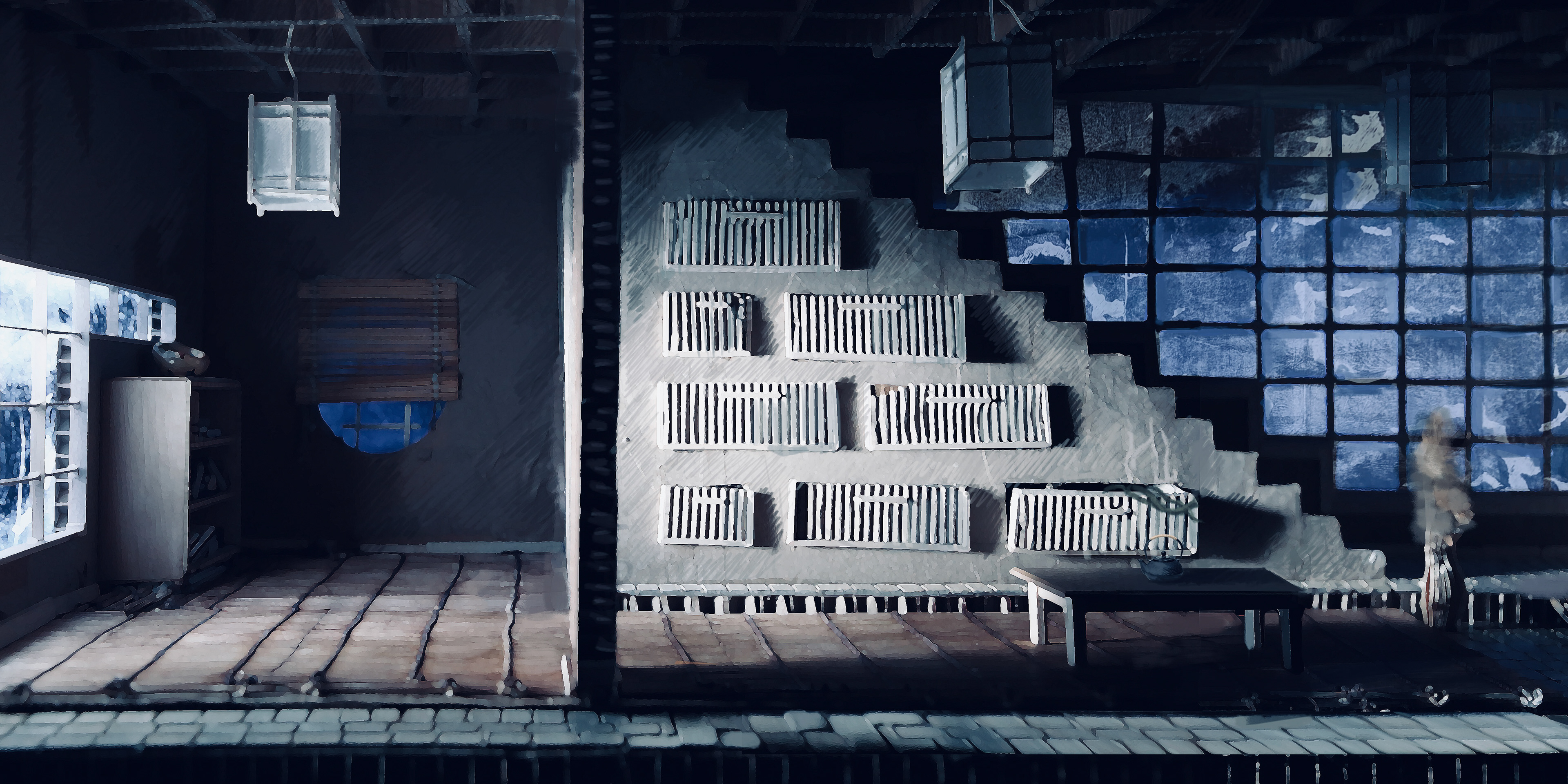 "living room in a tansu" by Racuhh