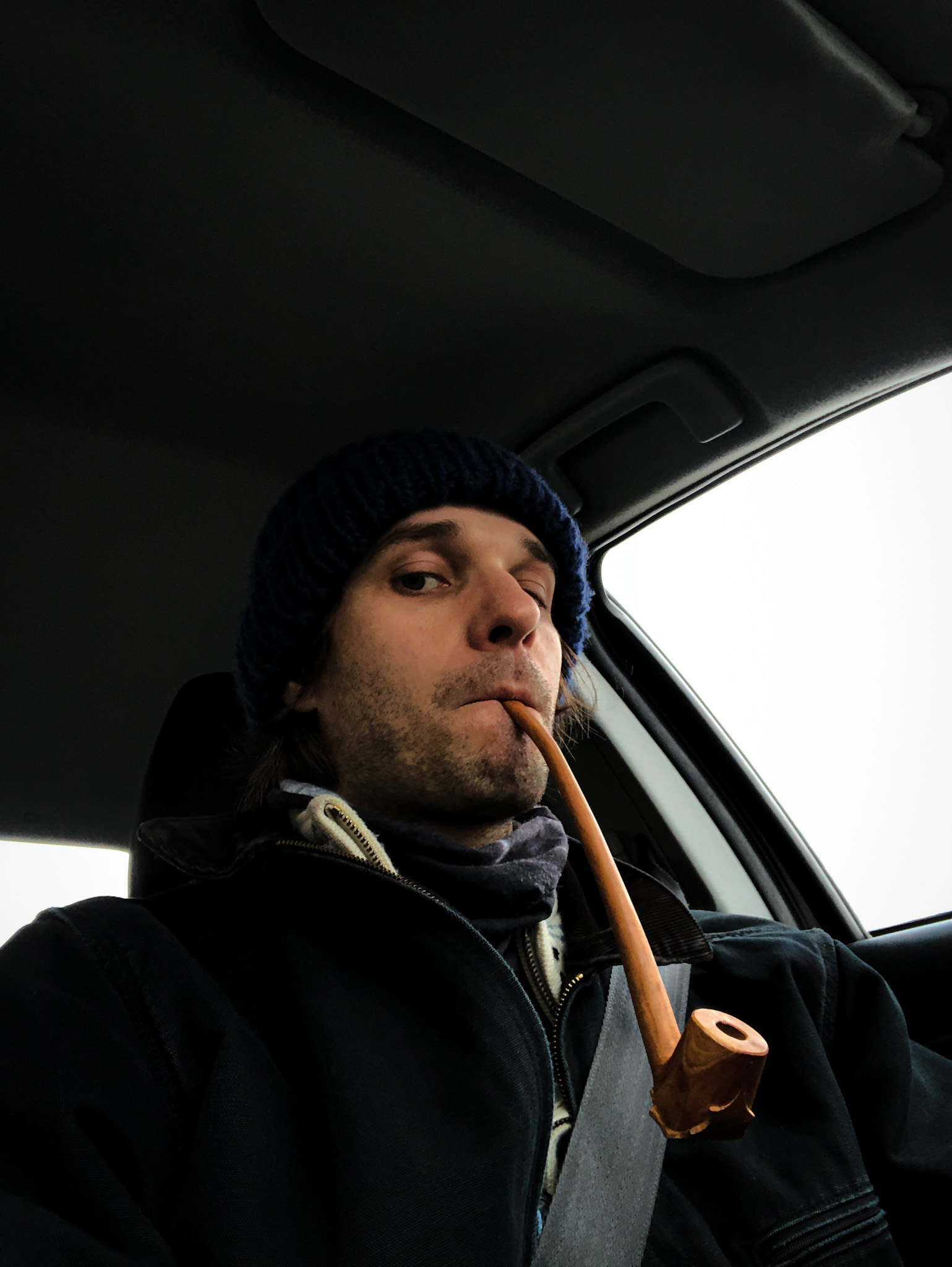 Maciek with a special prop made by Kacper Pielaszek