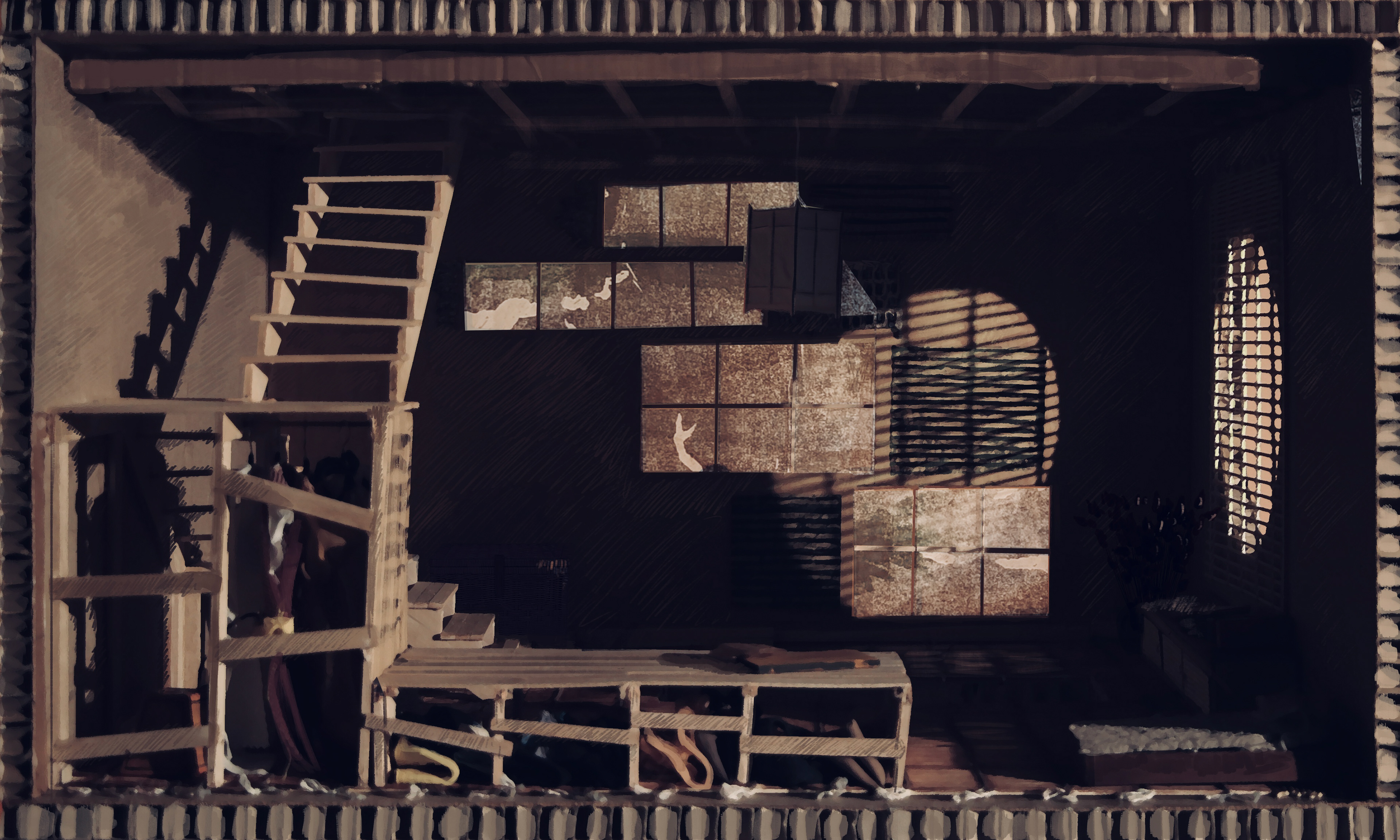 "boy's room in a tansu" by Racuhh