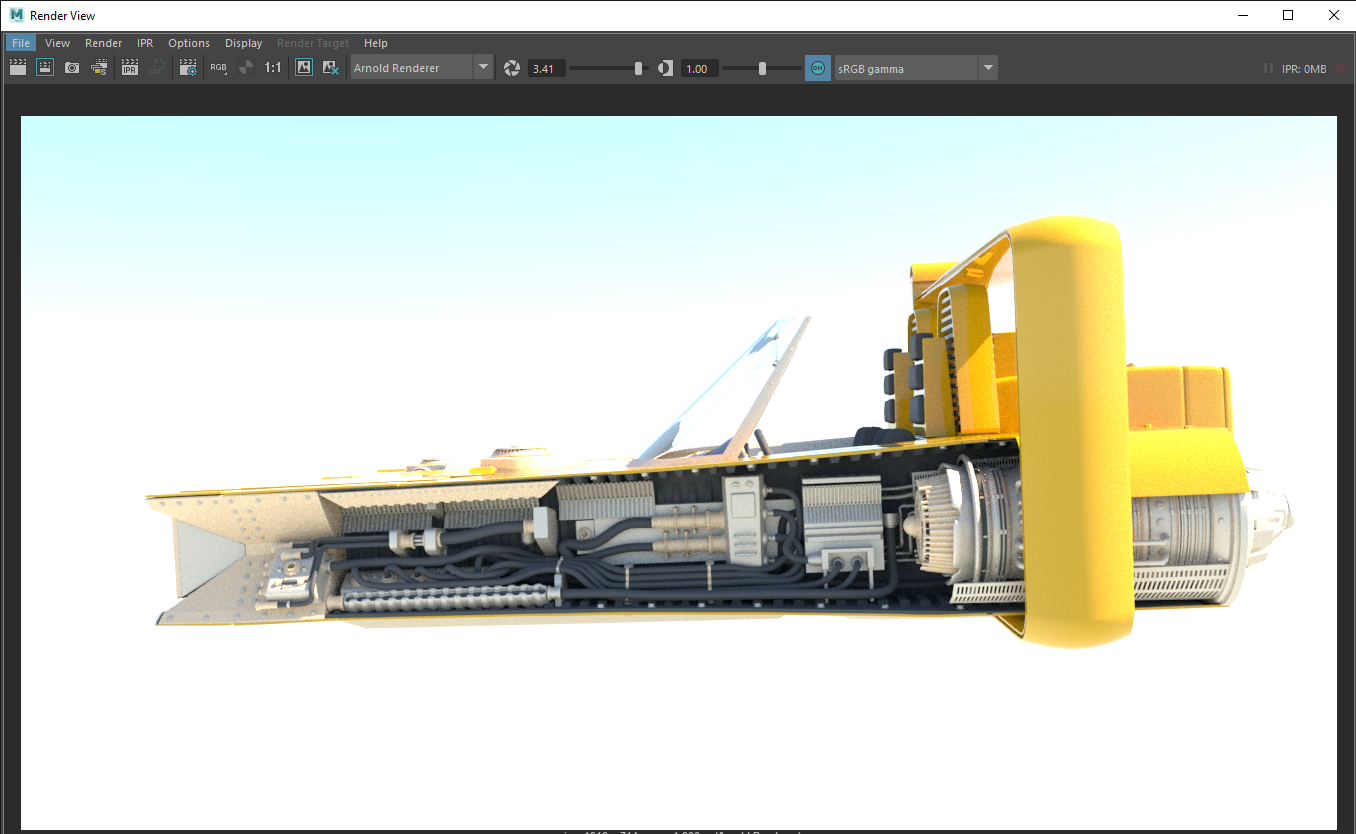 Modeled with Autodesk Maya