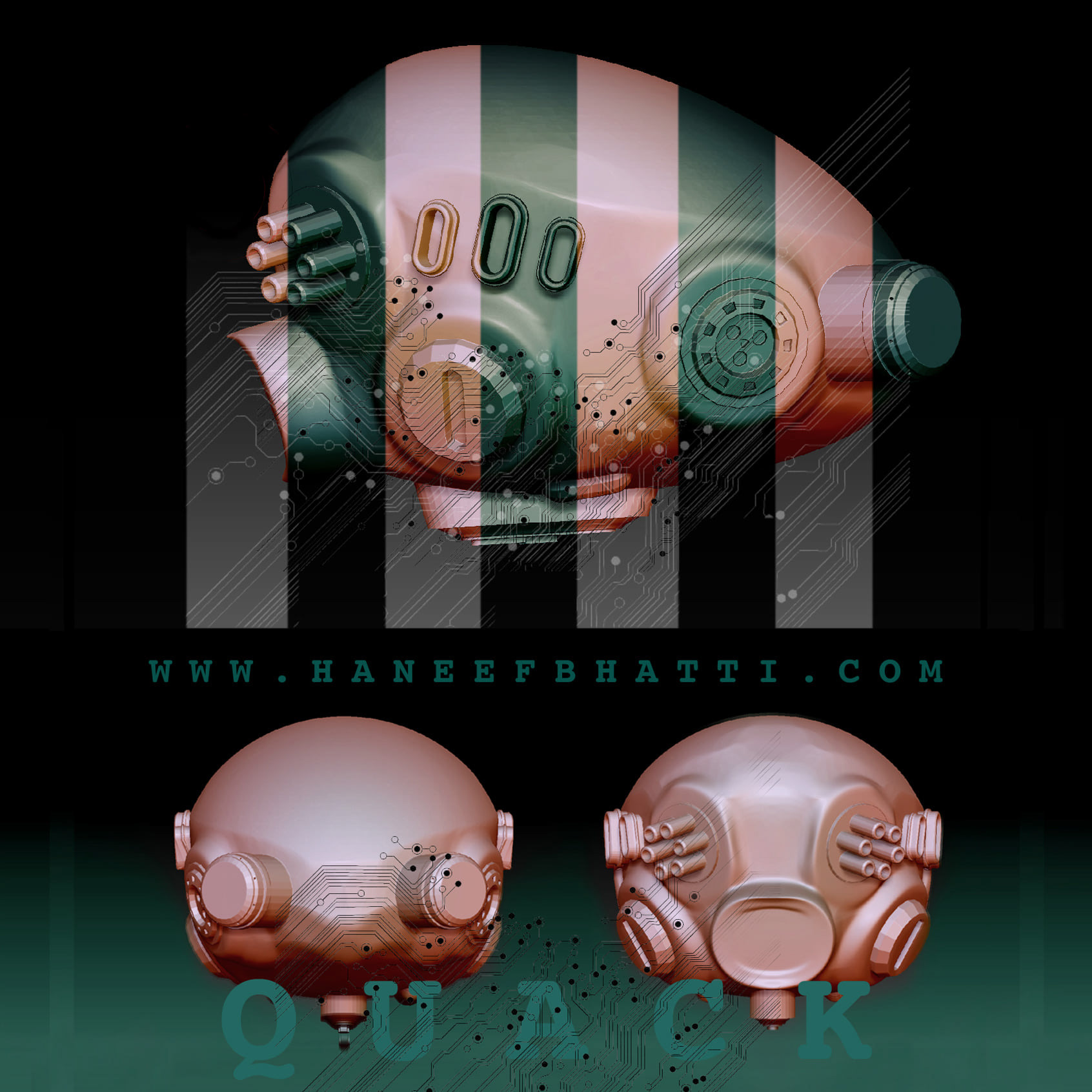 Modeled with Autodesk Maya