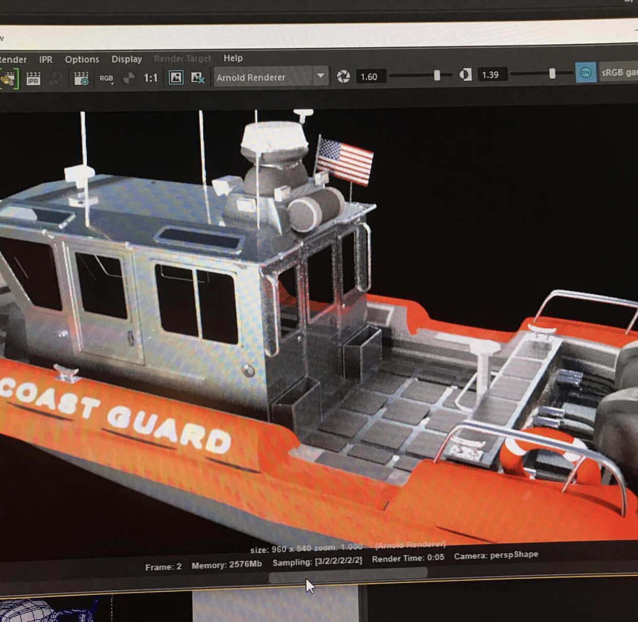 Modeled with Autodesk Maya