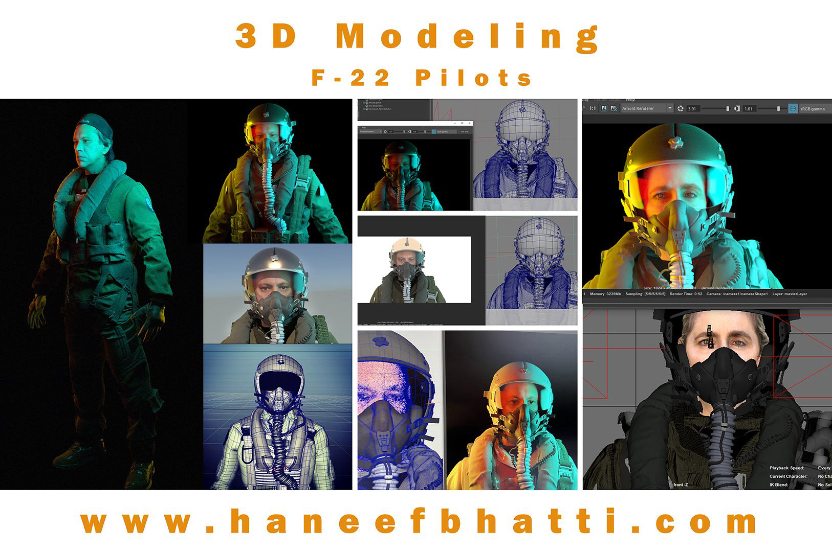 Modeled with Autodesk Maya