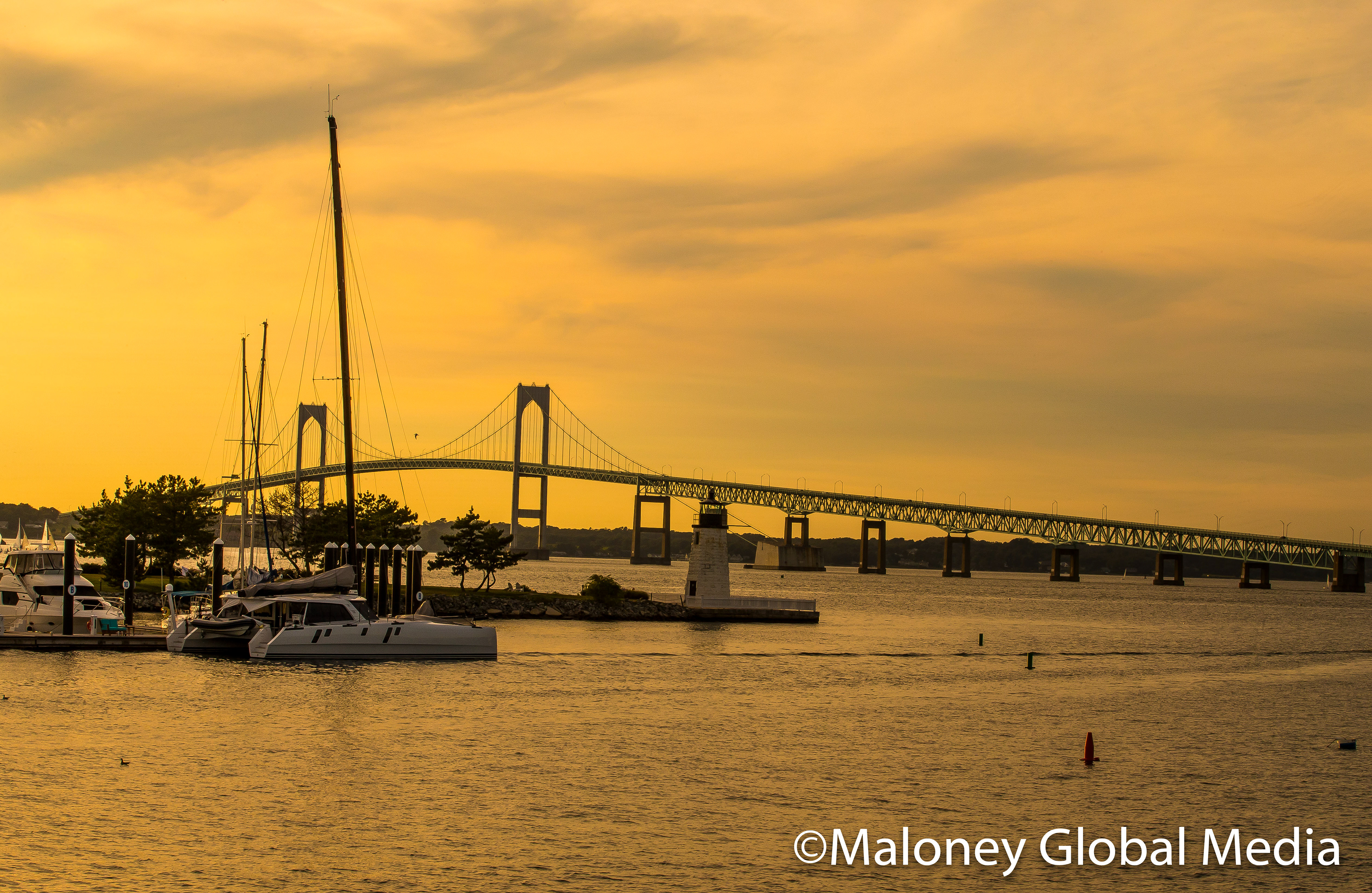 Bridge to Newport, Rhode Island