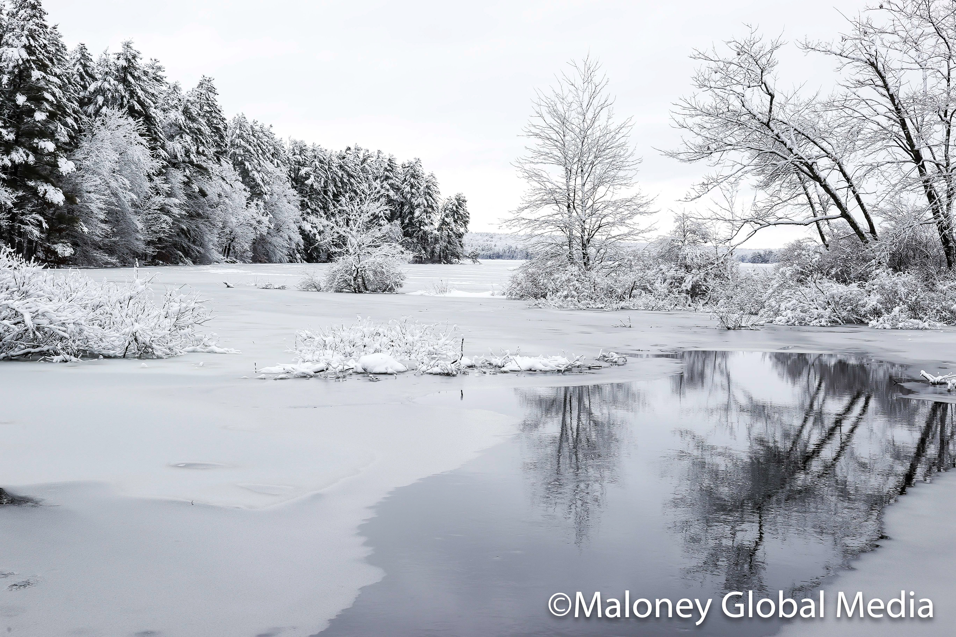 Winter at Lake Massabesic, Auburn, NH