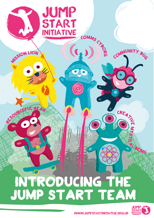 Jump Start Initiative team characters