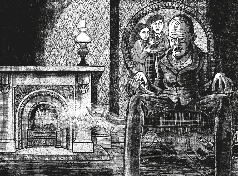 Book jacket illustration for The Ghost of Bobby