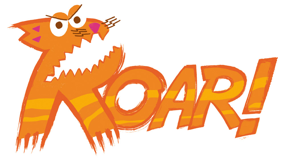 ROAR! tiger logo (landscape)
